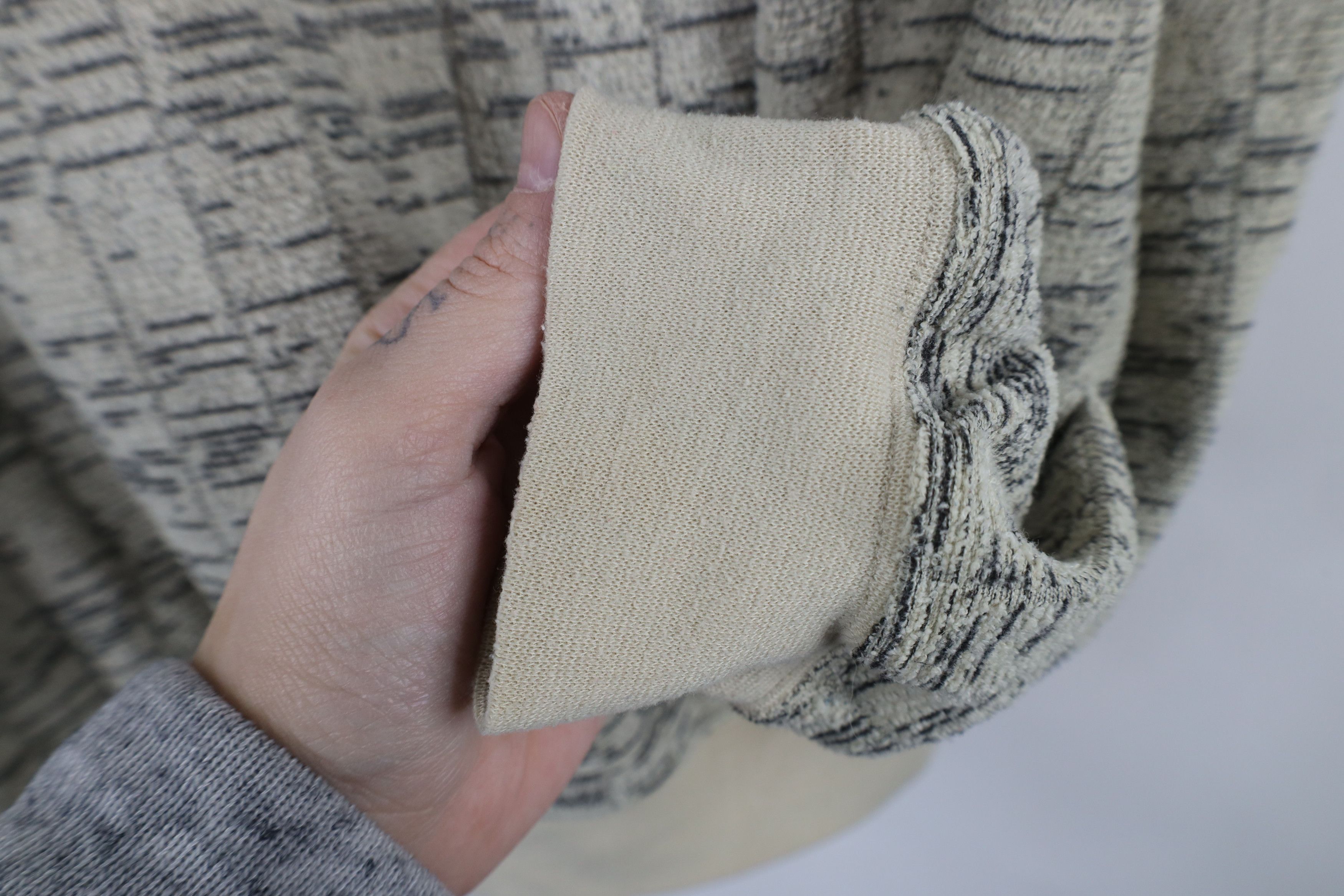 Vintage Vintage 90s Streetwear Fleece Collared Pullover Sweater Size US M / EU 48-50 / 2 - 6 Thumbnail