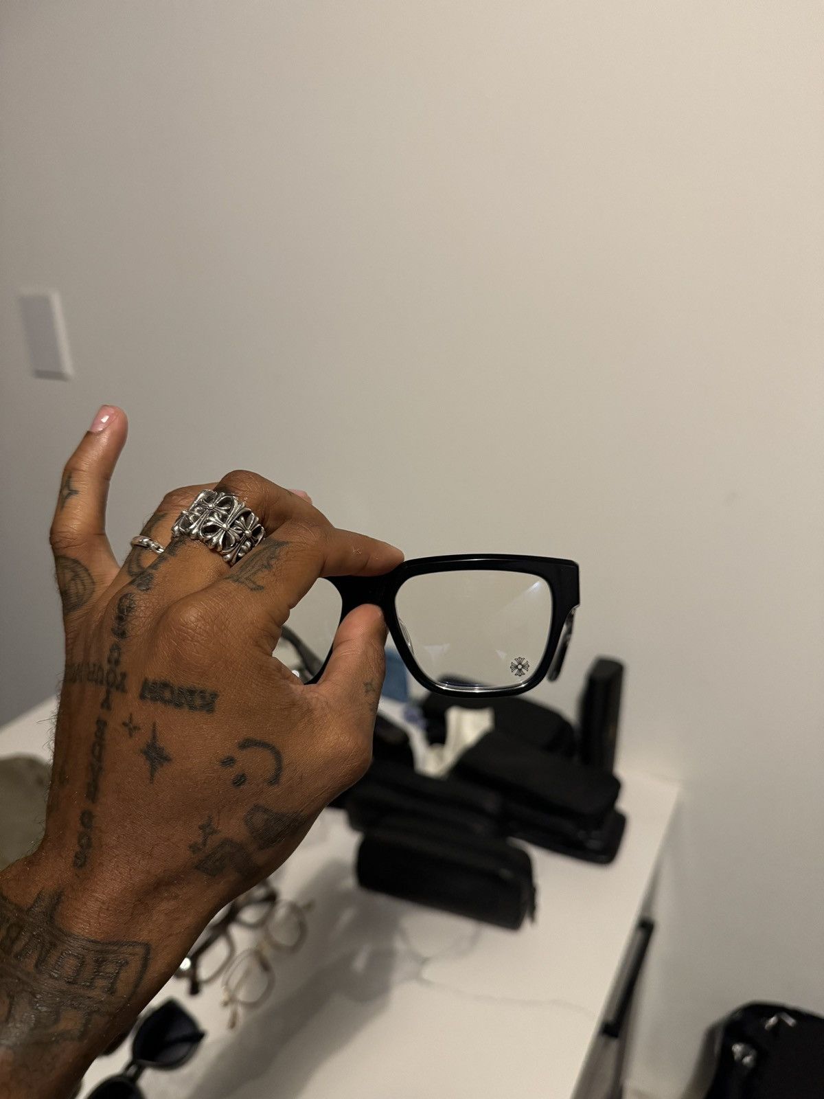 Chrome Hearts Chrome Hearts MIDIXATHRILL I Frames Size ONE SIZE - 2 Thumbnail