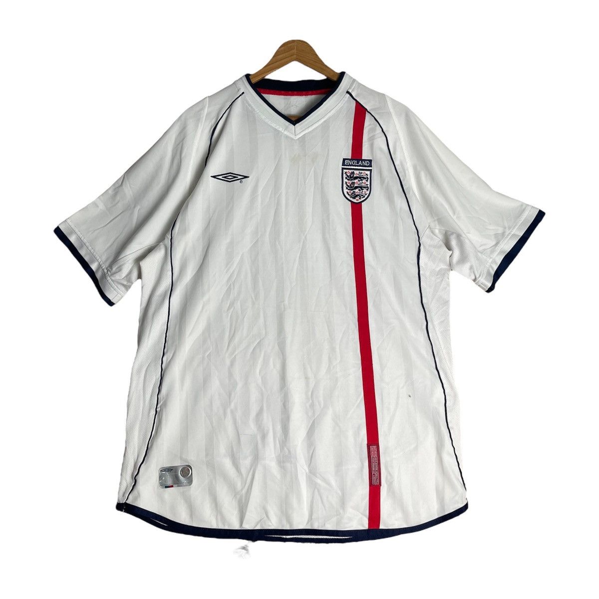 Umbro × Vintage Vintage Umbro England 2001-2003 Home Jersey Size US XL / EU 56 / 4 - 1 Thumbnail