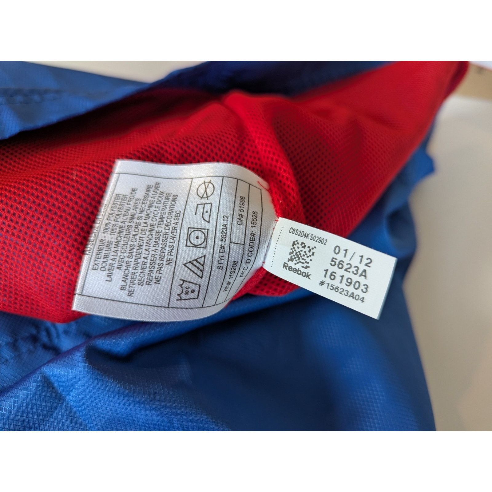 Reebok Reebok Men's XXL Chicago Cubs Genuine Merchandise Windbreak Size US XXL / EU 58 / 5 - 9 Thumbnail