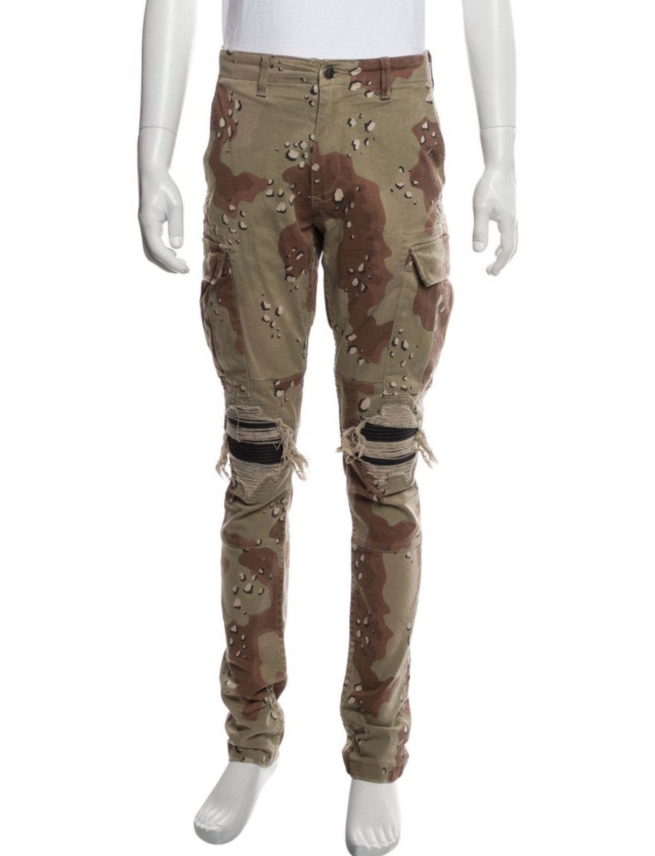 Amiri Amiri MX1 Beige Desert Camo Cargo Jeans size 29 Size US 29 - 1 Thumbnail