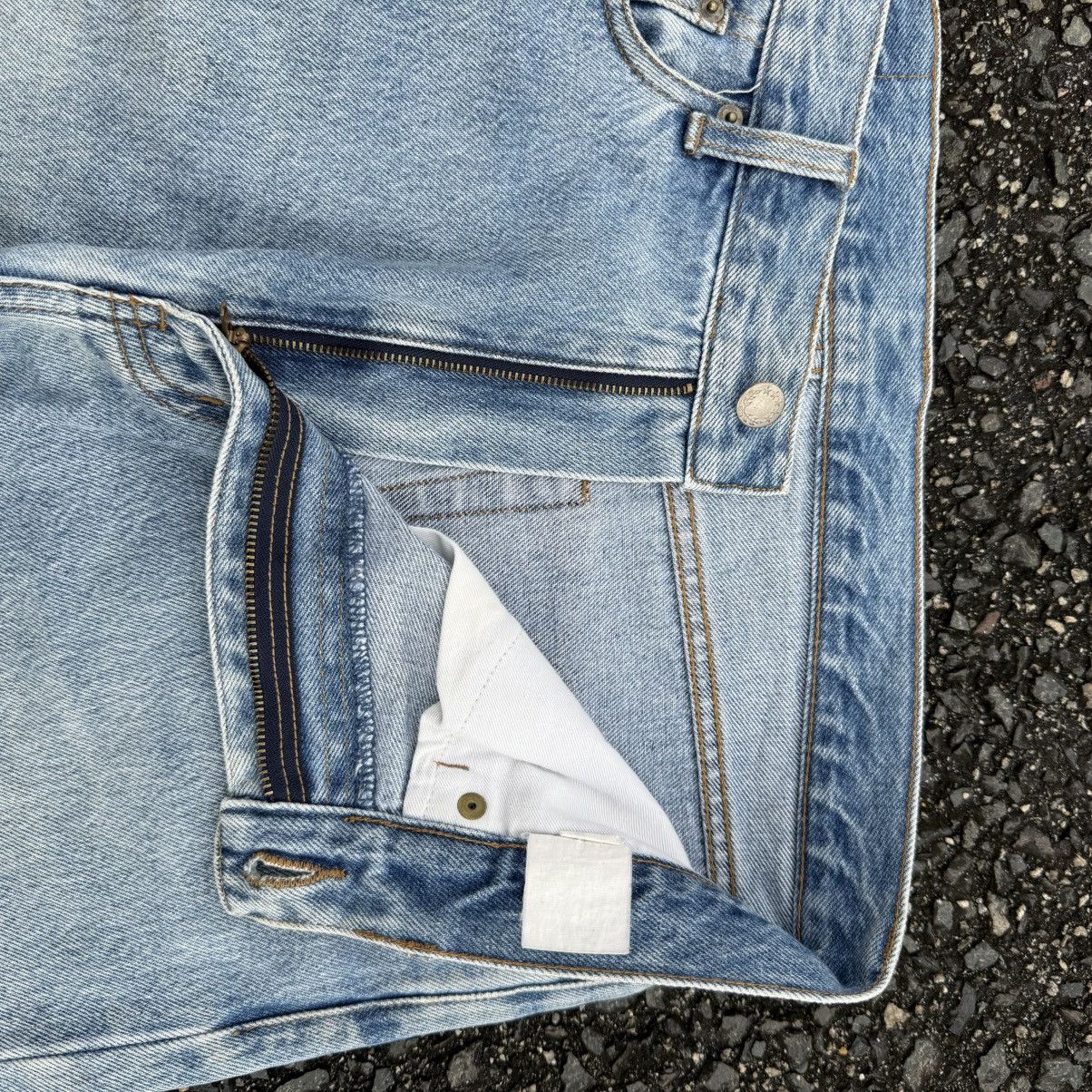 Japanese Brand W33 VINTAGE ORIGINAL DENIM STRAIGHT FADED JEAN PANTS Size US 33 - 8 Thumbnail