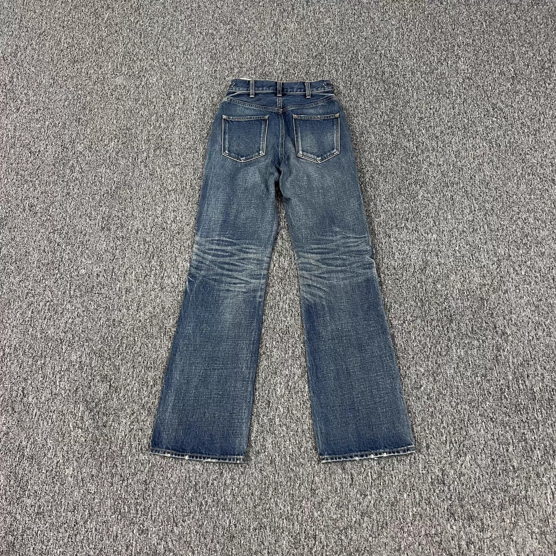 Celine Celine Washed Blue Flare Jeans 25 Triomphe Chain Size 25" / US 0 / IT 36 - 2 Thumbnail