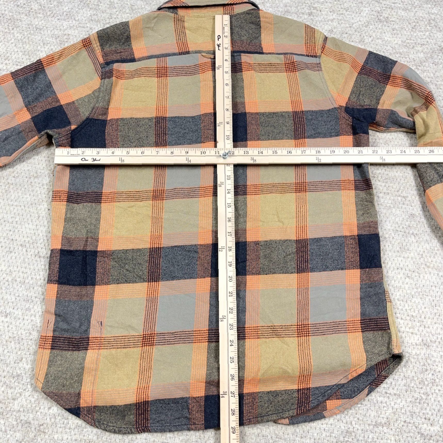 Prana prAna Shirt Men Large Tan Blue Plaid Snap Button Up Outdoors Camp Hiking Shirt-Front Casual All Seasons Button Up Mens XL? Size US L / EU 52-54 / 3 - 6 Thumbnail