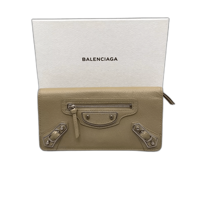 Balenciaga Balenciaga Long Zipper Wallet with Studs Size ONE SIZE - 1 Thumbnail
