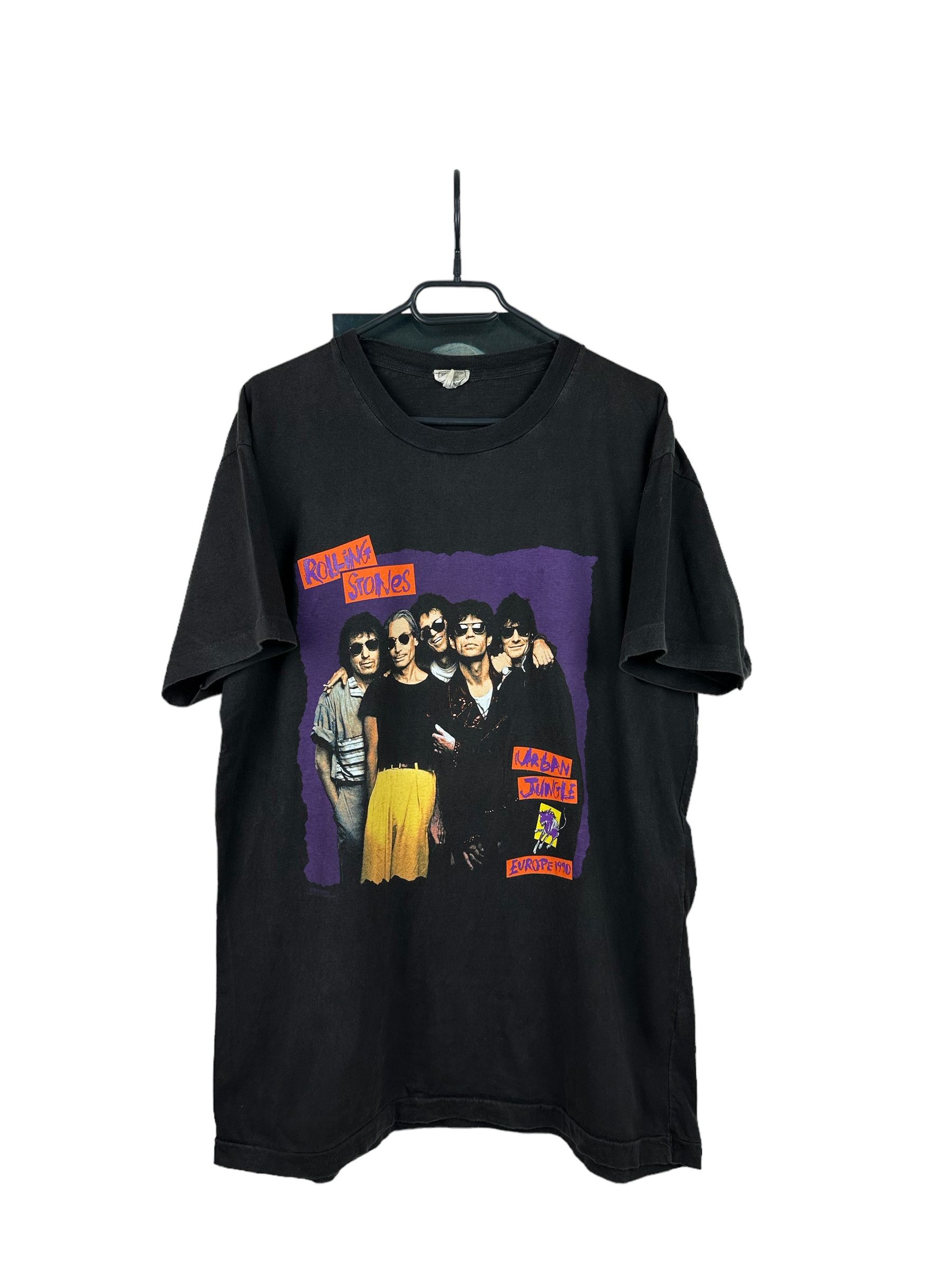 Vintage 1990 Rolling Stones Urban Jungle Tour Shirt Tee Rare