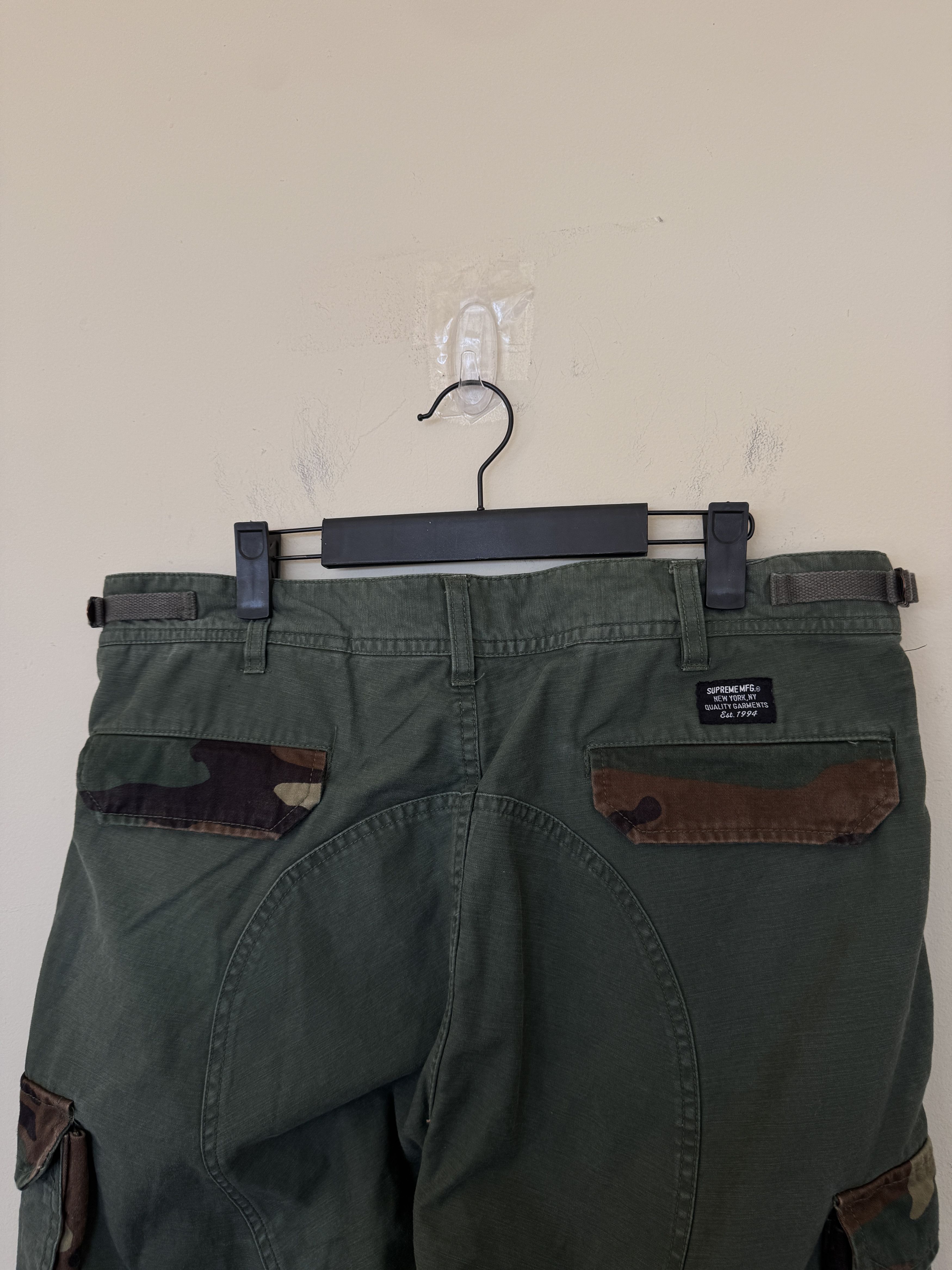Supreme Supreme Green Cargos Size US 34 / EU 50 - 10 Thumbnail