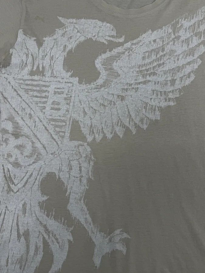 Balmain 2000s Balmain Beige Medieval Eagle Print T-Shirt Size US M / EU 48-50 / 2 - 7 Thumbnail
