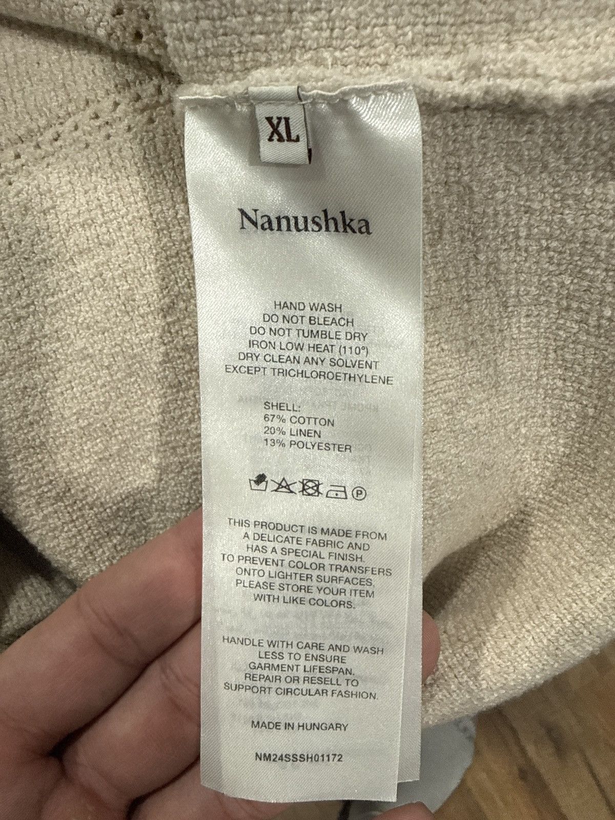 Nanushka Nanushka Embroidered camp-collar cardigan Size US XL / EU 56 / 4 - 5 Thumbnail