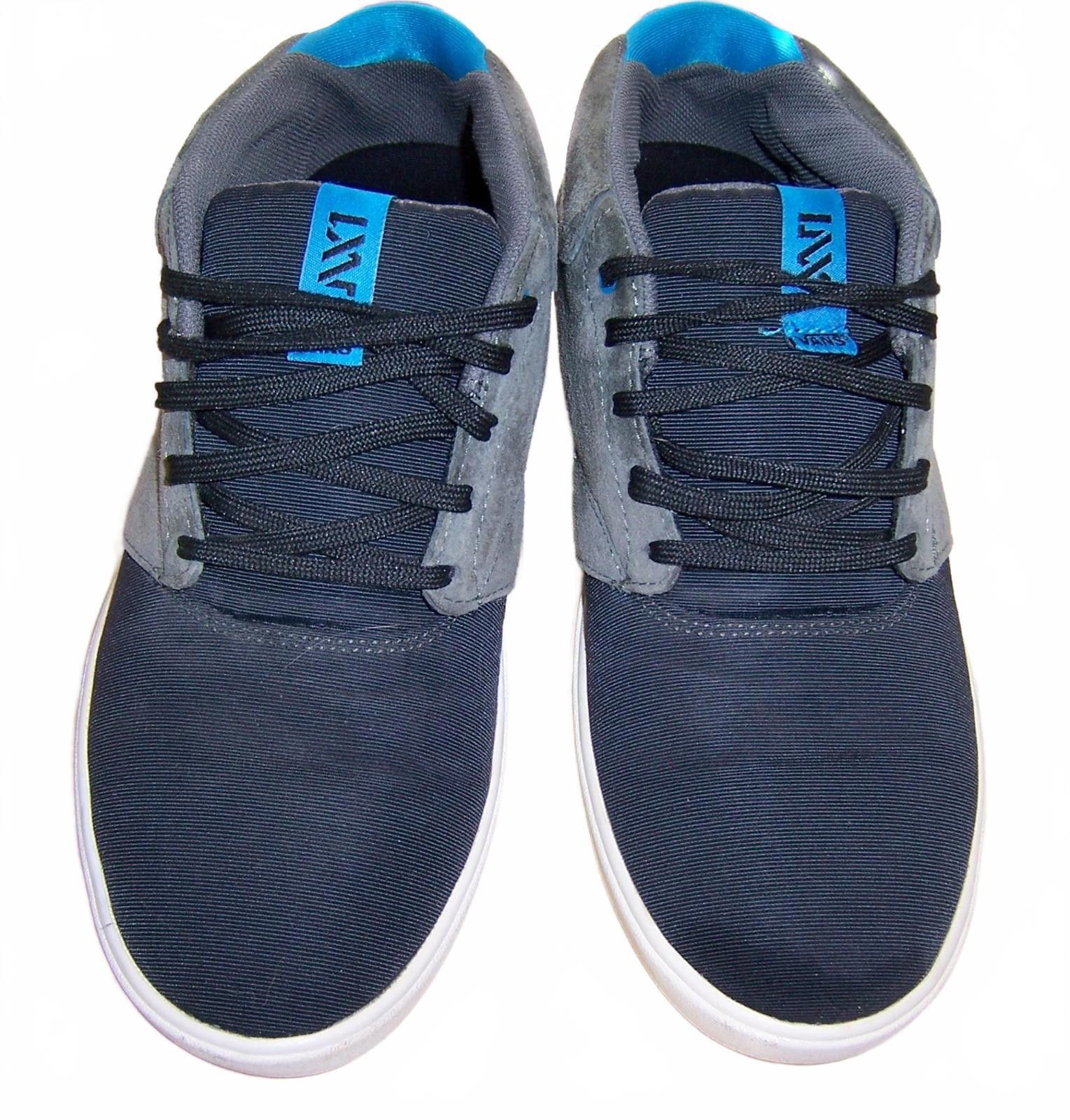 Vans Vans Secant - LXVI Collection-2012 Grey/Black/Blue Men's 9.5 Size US 9.5 / EU 42-43 - 2 Thumbnail