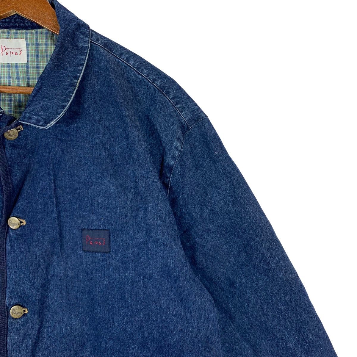 Japanese Brand × Vintage VINTAGE PAPAS CHORE JACKET BLUE Size US M / EU 48-50 / 2 - 4 Thumbnail