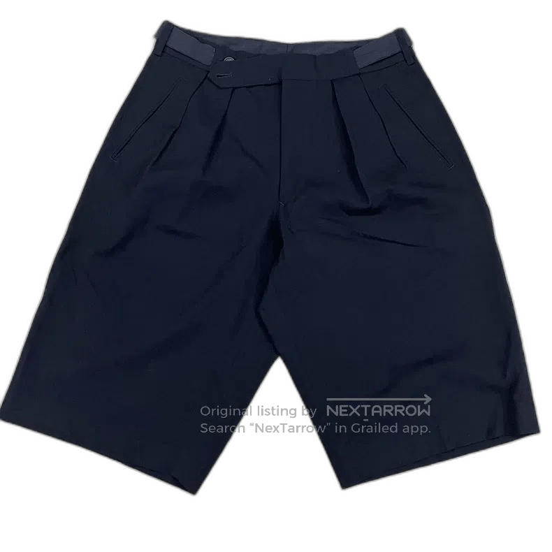 Yohji Yamamoto Yohji Yamamoto Wool Black Shorts Size US 30 / EU 46 - 1 Thumbnail