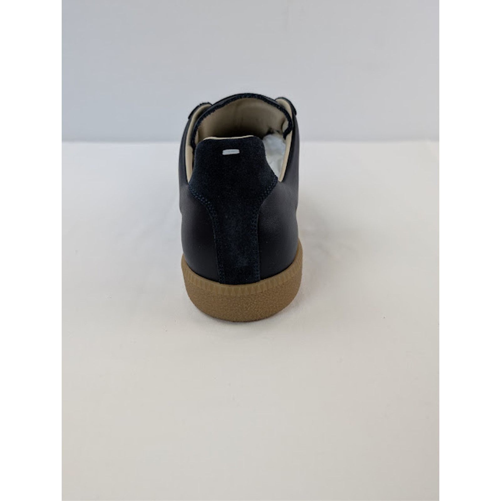 Maison Margiela o1rshd1 Q:2 / Leather-Suede Replica Sneakers Dark Navy Blue Size US 11 / EU 44 - 17 Thumbnail