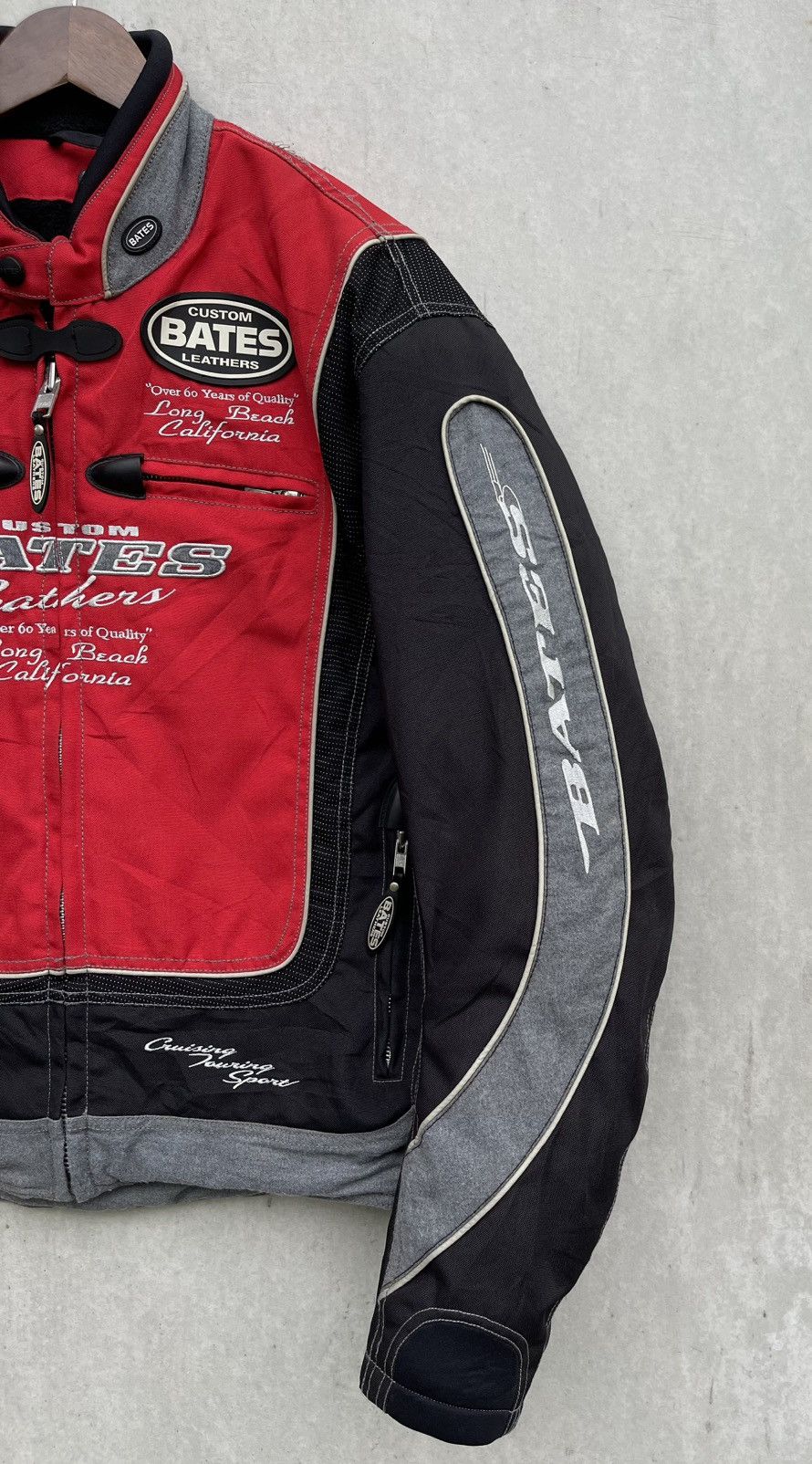 Bates Hats BATES MEN'S RACER BOMBER JACKET SIZE XL Size US XL / EU 56 / 4 - 5 Thumbnail