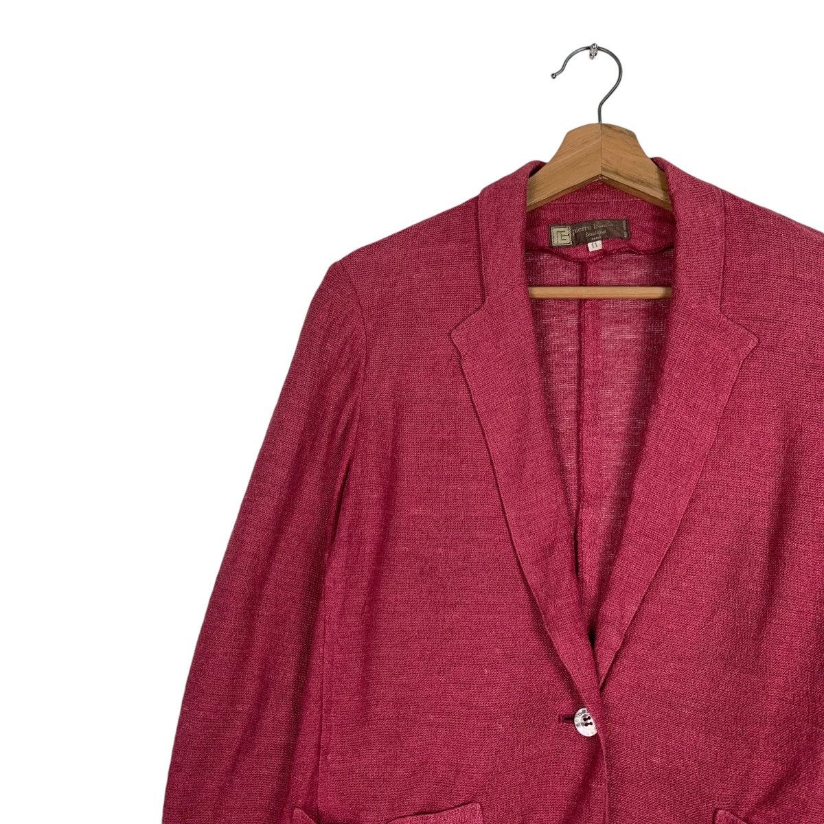 Pierre Balmain PIERRE BALMAIN Boutique Red Blazer Jacket #1225-C55 Size S / US 4 / IT 40 - 6 Thumbnail