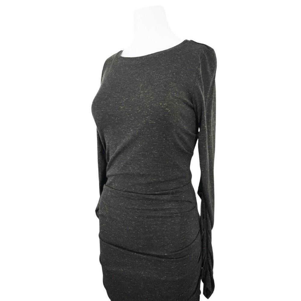 Designer Nicole Miller Atelier Ruched Midi Dress Size S Size S / US 4 / IT 40 - 3 Thumbnail