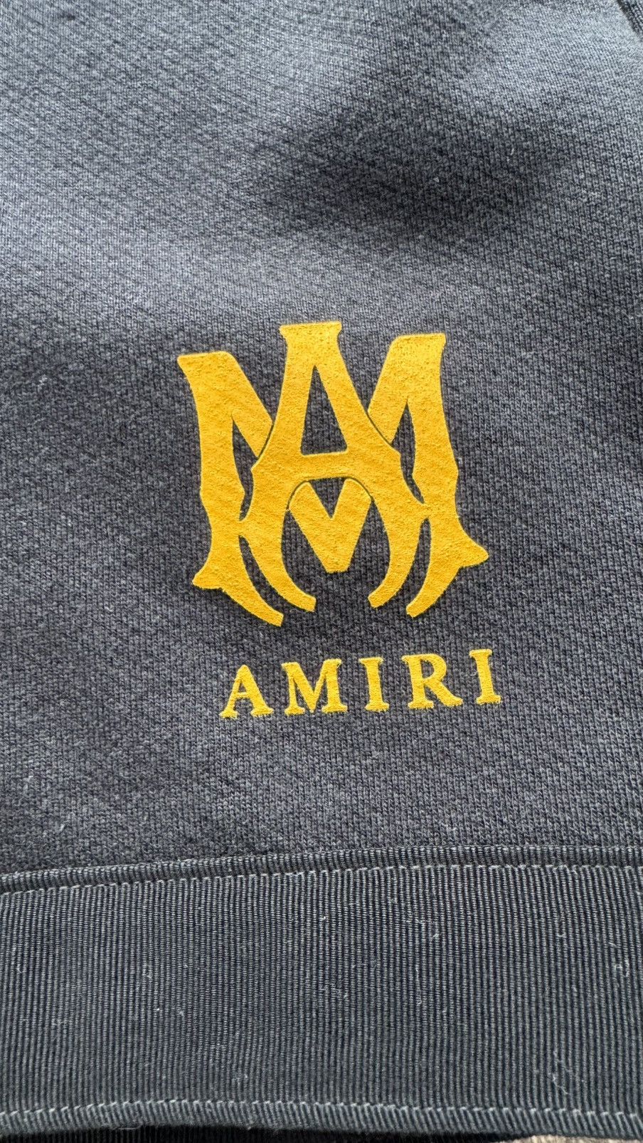 Amiri AMIRI JERSEY DRAWSTRING SHORTS - BLACK Size US 28 / EU 44 - 2 Thumbnail
