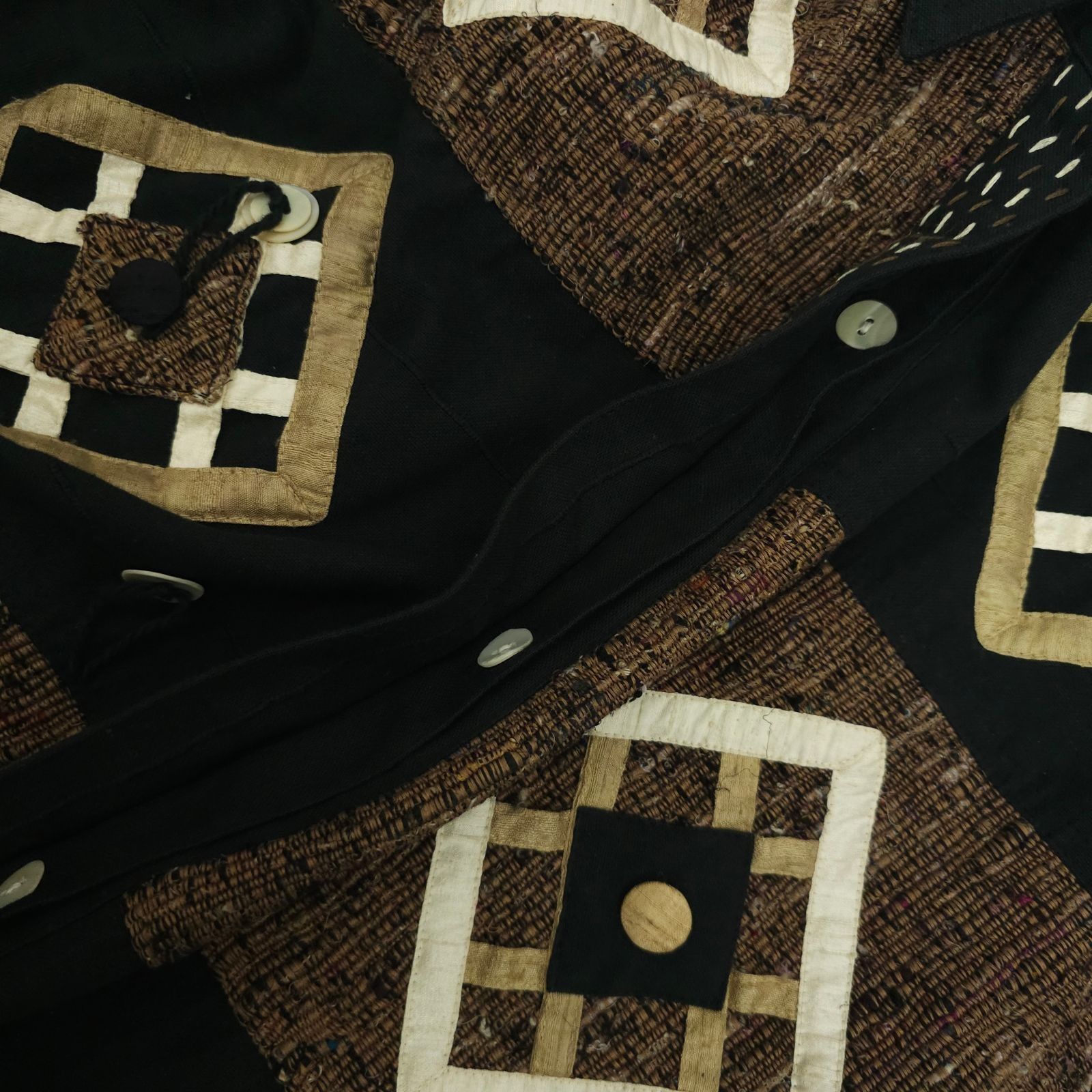 Other Yak Magik Jacket XL Quilted Patchwork Abstract Art To Wear Size XL / US 12-14 / IT 48-50 - 7 Thumbnail