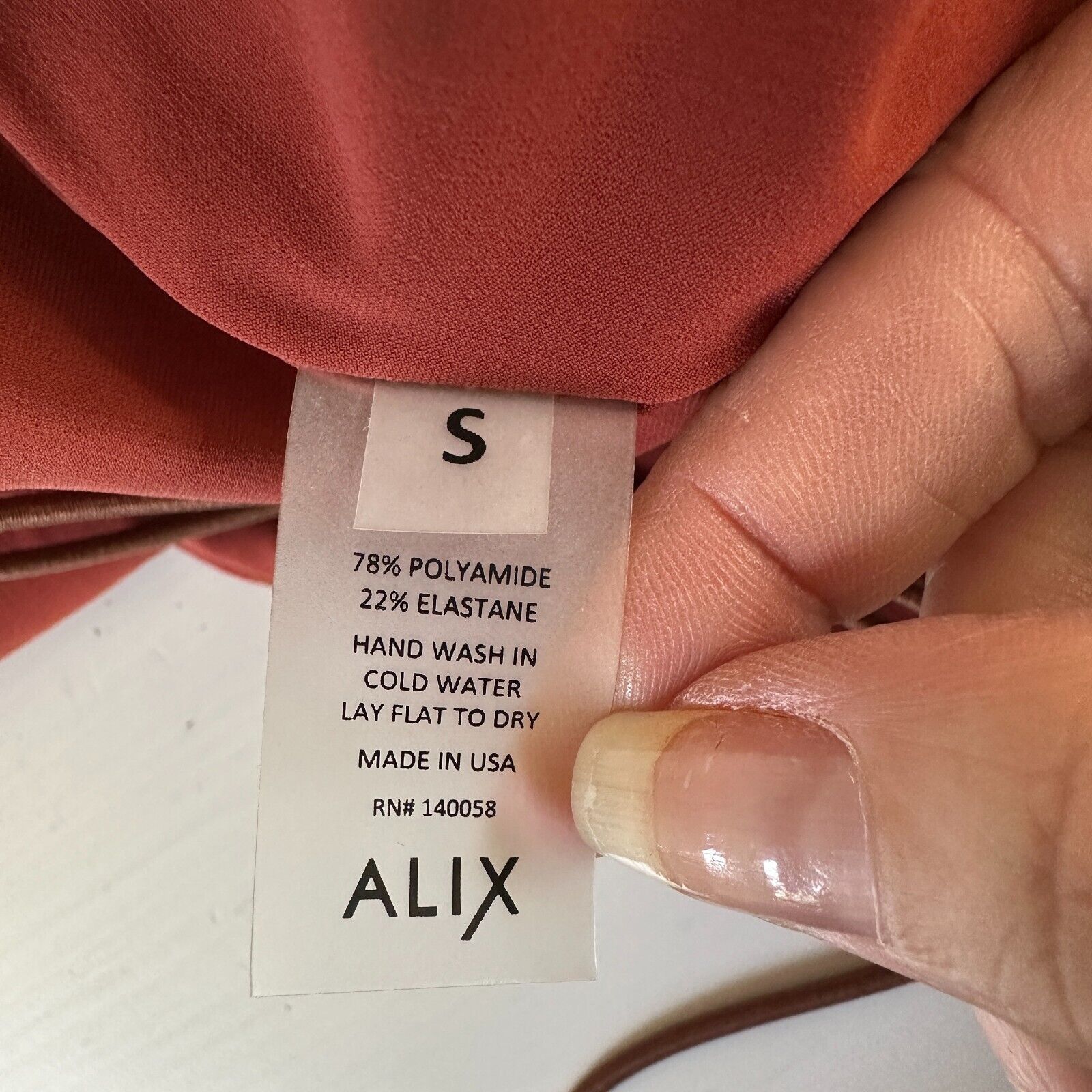 Other Alix NYC Rust Avon Asymmetrical Neckline One-Shoulder Crop S Size S / US 4 / IT 40 - 7 Thumbnail