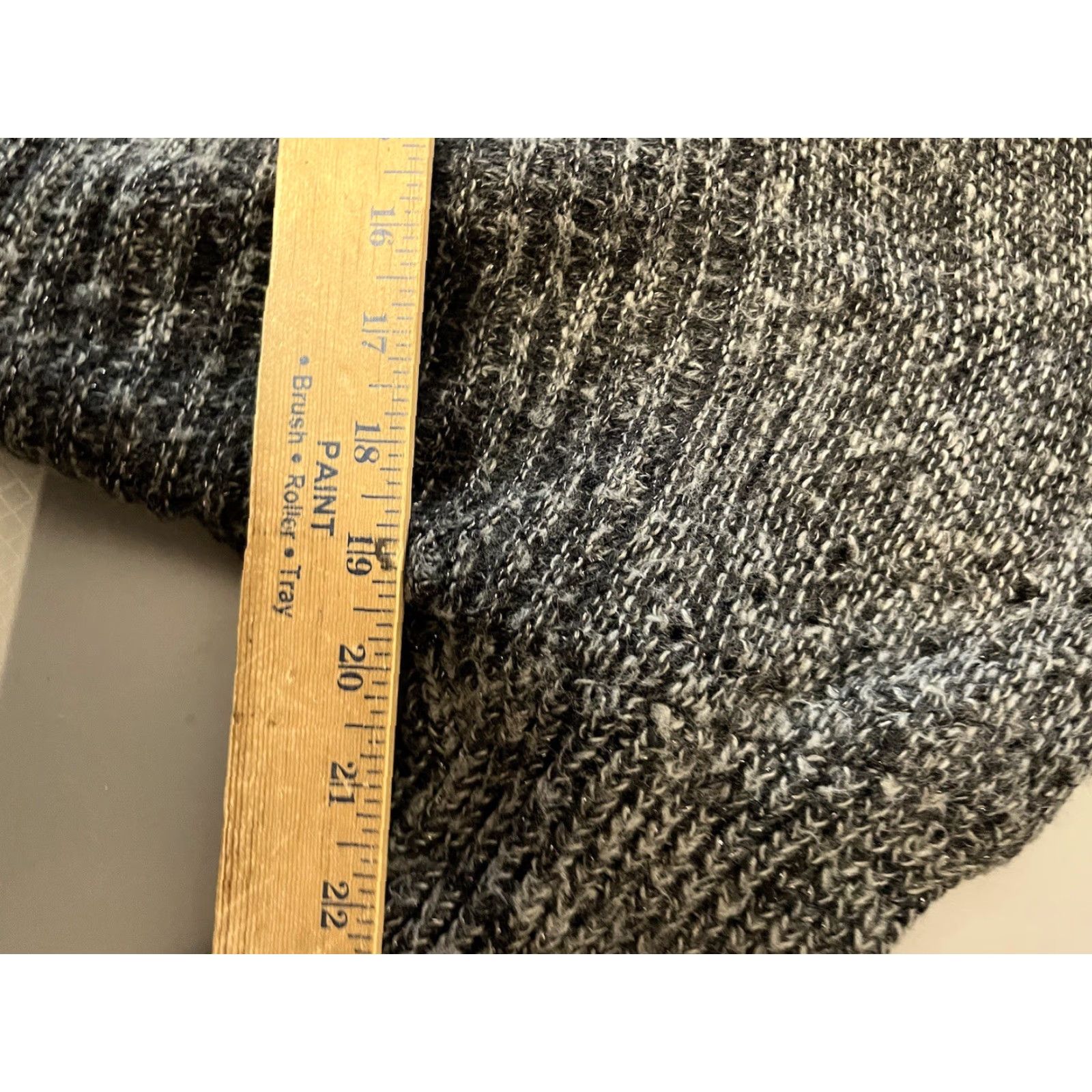 Vintage Simply Vera by Vera Wang Women's Gray Cable-Knit Turtleneck Sweater Size M Long Sleeve Modern Size M / US 6-8 / IT 42-44 - 4 Thumbnail