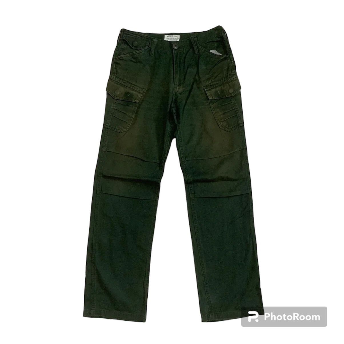 Beauty Beast Japanese Vintage W29 L31 Trousers Faded Utility Combat Cargo Size US 29 - 1 Thumbnail