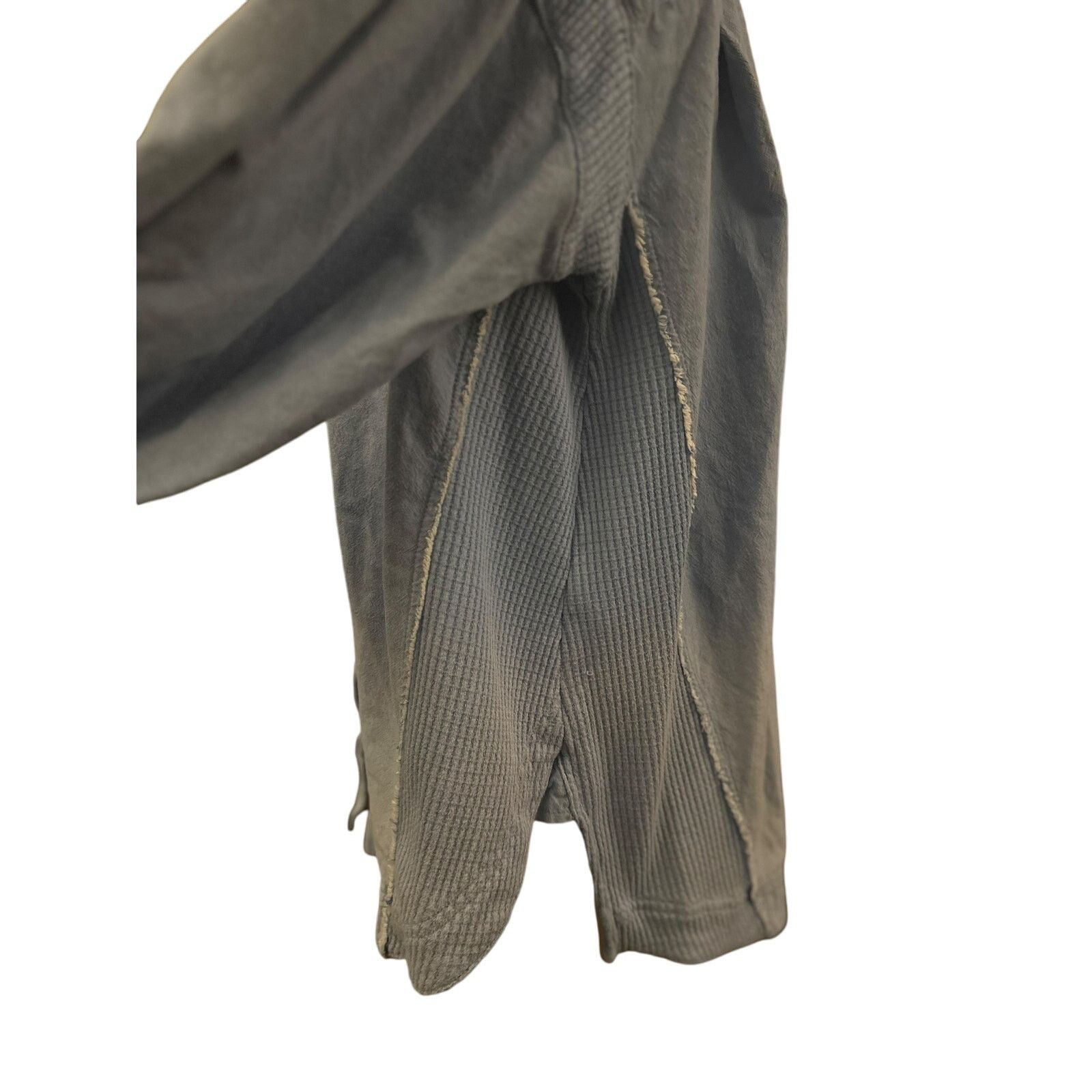 Free People We The Free Denim Shirt, RARE ITEM, Oversized Small Size S / US 4 / IT 40 - 2 Thumbnail