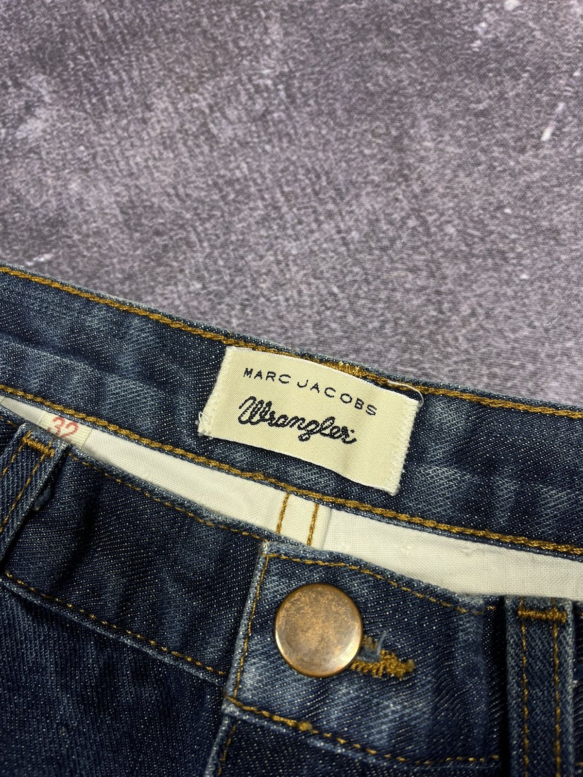 Marc Jacobs Wrangler x Marc Jacobs Selvage Jeans Denim Vintage Size US 32 / EU 48 - 9 Thumbnail