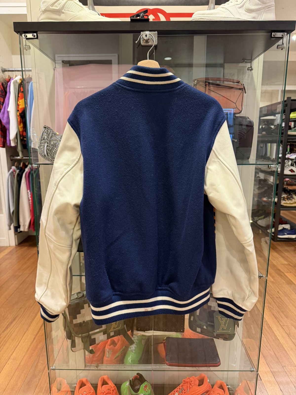 Bape Bape Varsity Shark Jacket Size US L / EU 52-54 / 3 - 2 Thumbnail