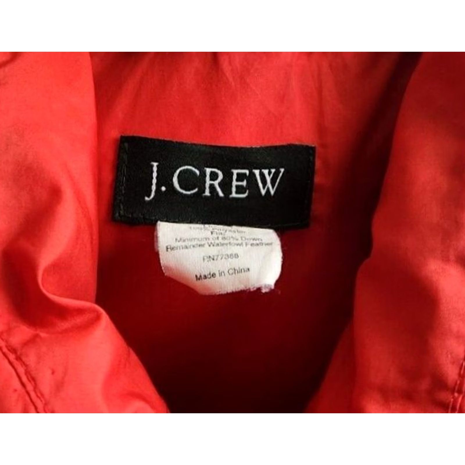J.Crew J.CREW Vest Puffer Down Full Zip Red-Orange M Womens Jacket Size M / US 6-8 / IT 42-44 - 6 Thumbnail