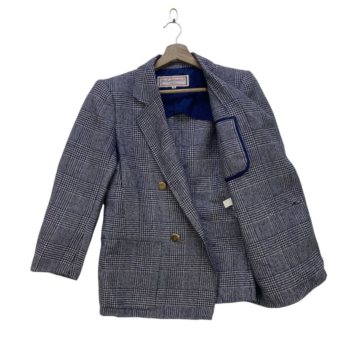 Yves Saint Laurent Vintage Yves Saint Laurent Double Breasted Coat Blazer Size S / US 4 / IT 40 - 2 Thumbnail