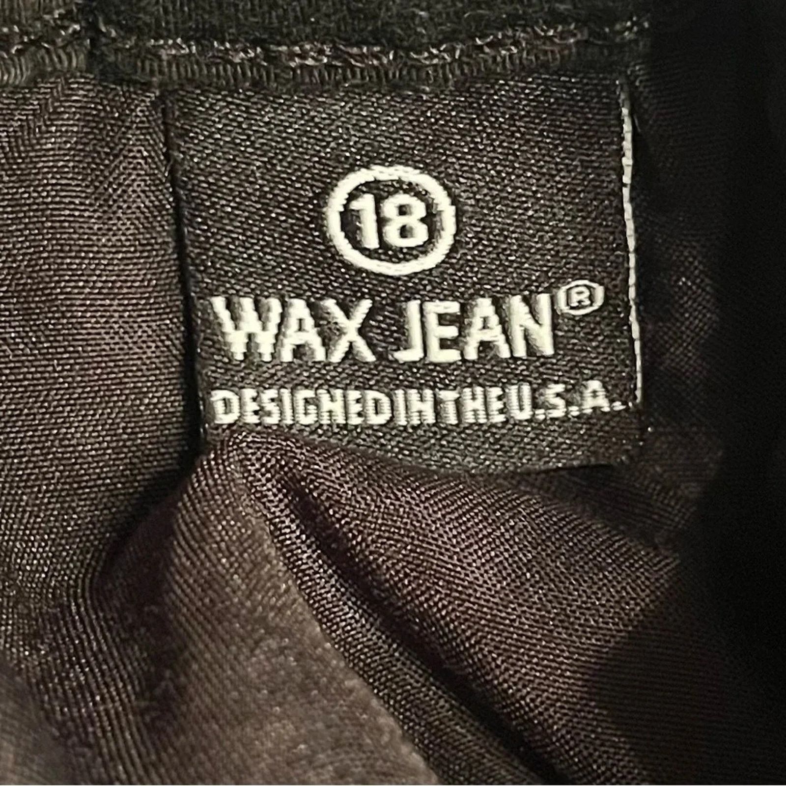 The Unbranded Brand Wax skinny jeans, size 18 Size 40" / US 18 - 7 Thumbnail