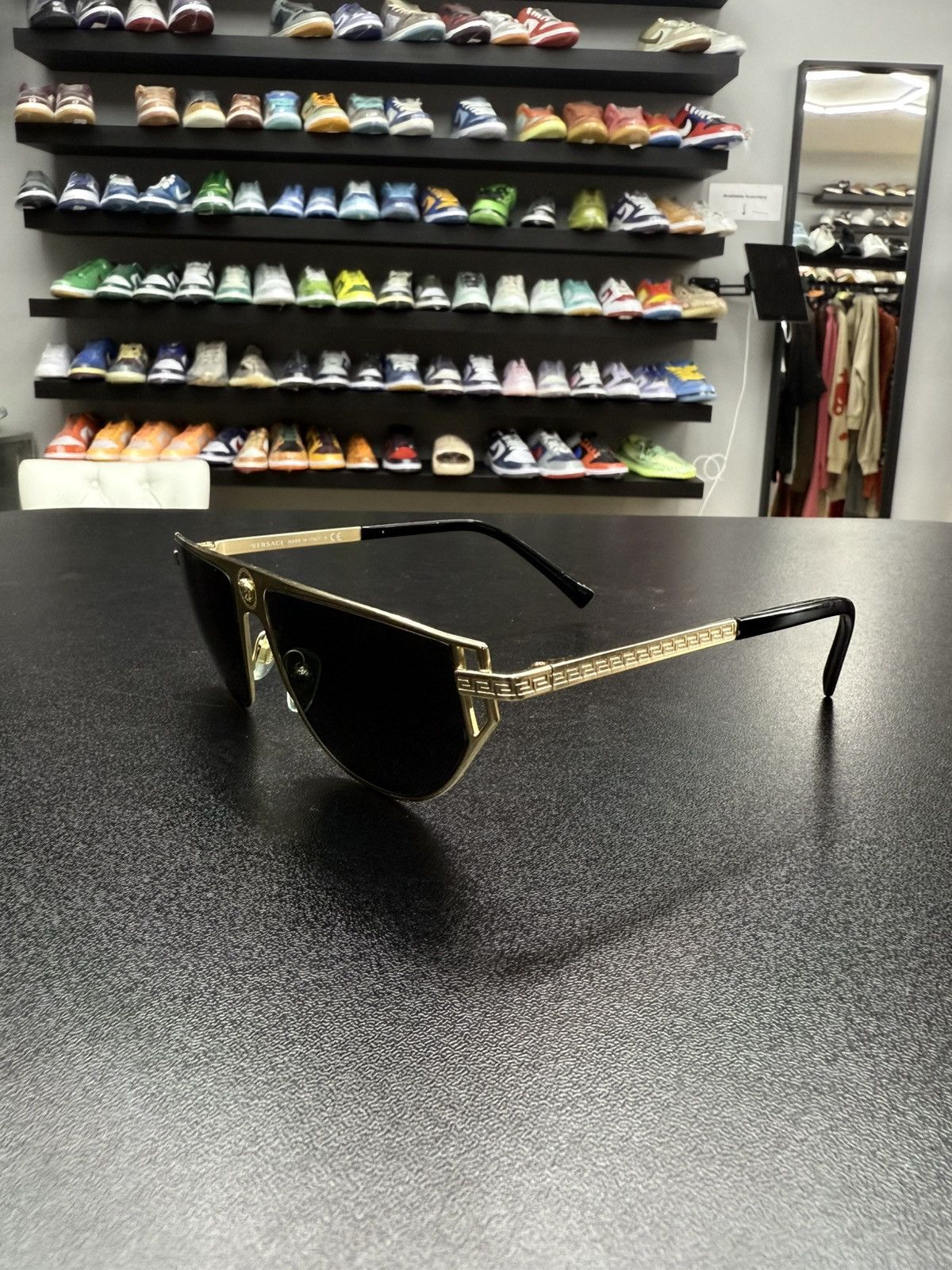 Versace AUTHENTIC Mens Versace Gold Sunglasses Size ONE SIZE - 4 Thumbnail