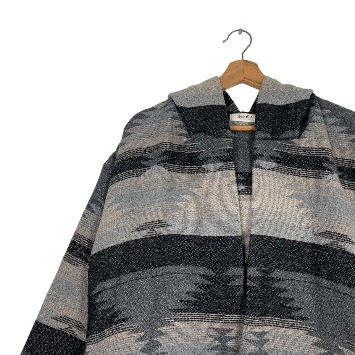Japanese Brand Free's Mart Love California Buttonless Overcoat #1252-C57 Size US M / EU 48-50 / 2 - 6 Thumbnail
