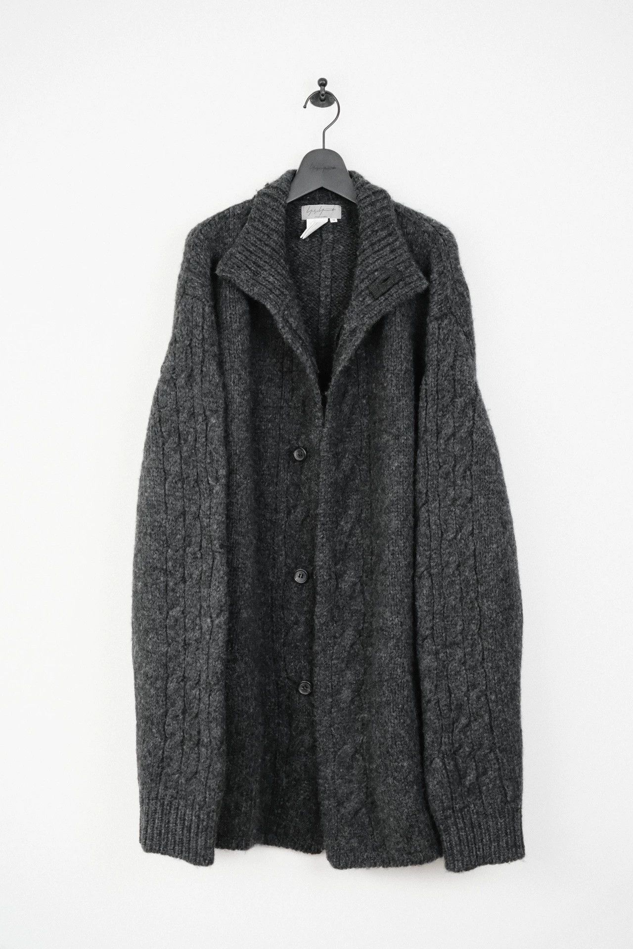 Yohji Yamamoto Yohji Yamamoto 99aw Musician High Neck Alpaca Cardi M Size US M / EU 48-50 / 2 - 4 Thumbnail