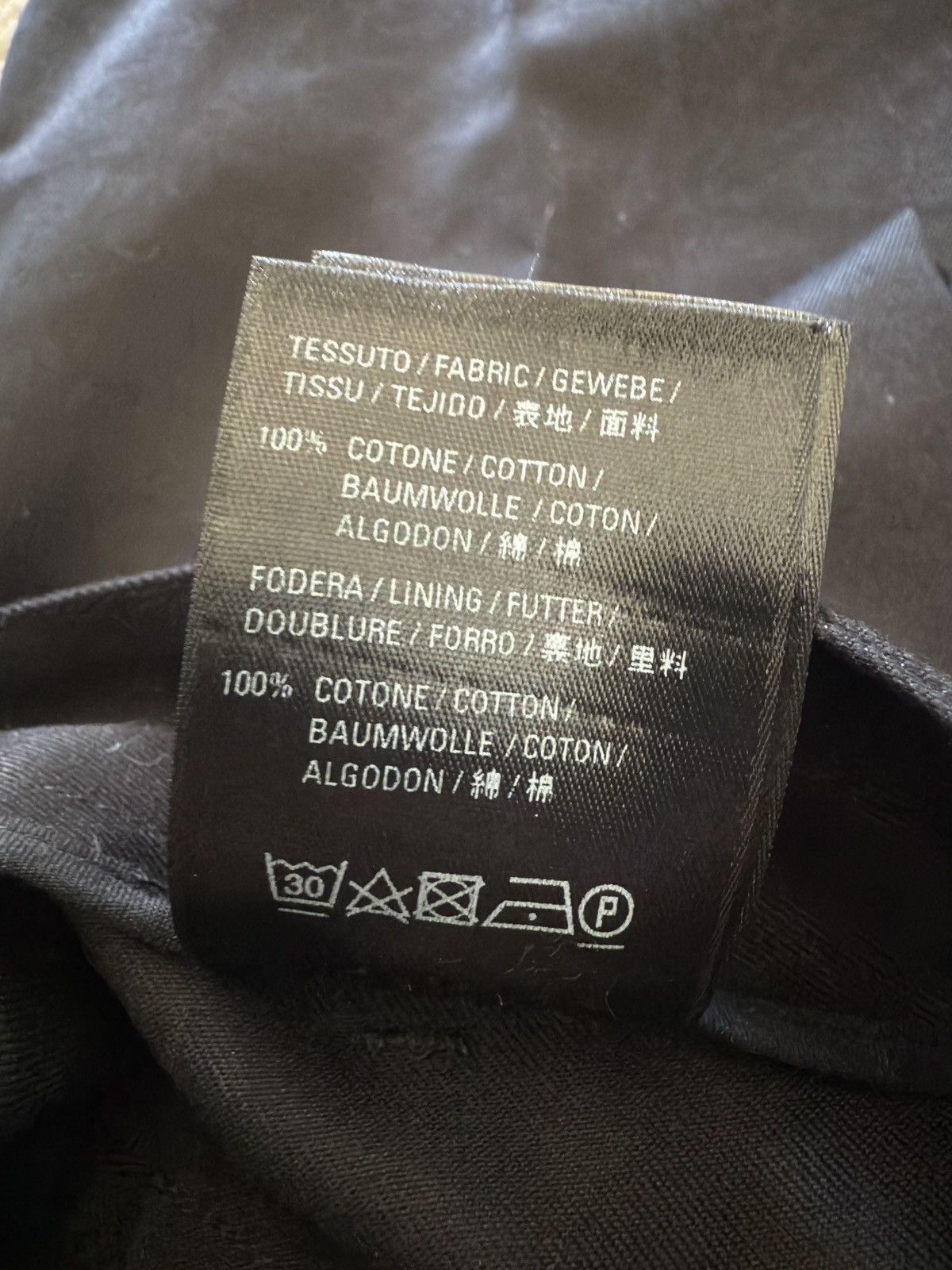 Balenciaga Demna 2018 Black Baggy Trousers Size US 30 / EU 46 - 12 Thumbnail