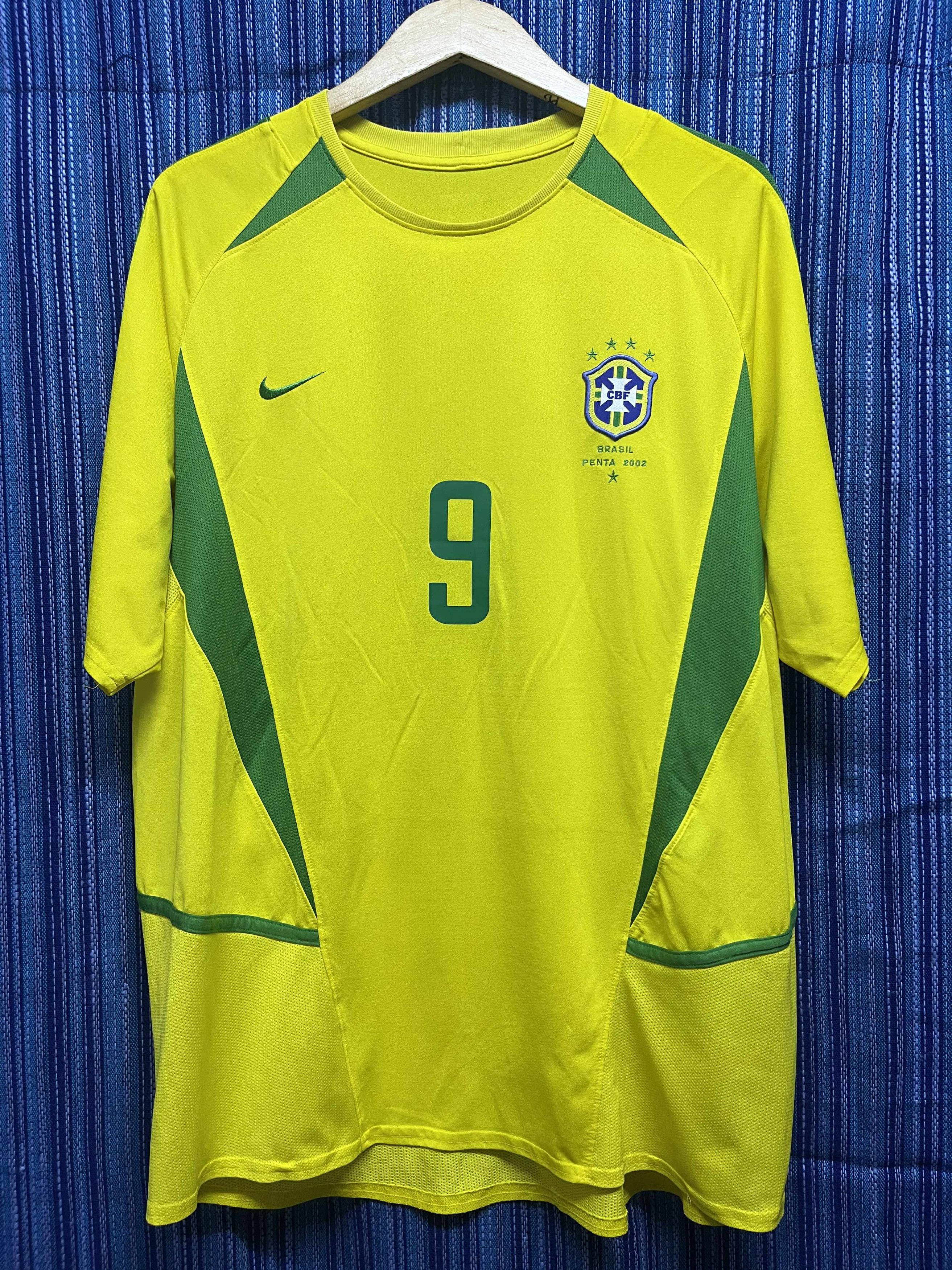 Jersey Vintage Brazil 2002 World Cup Home Shirt Original