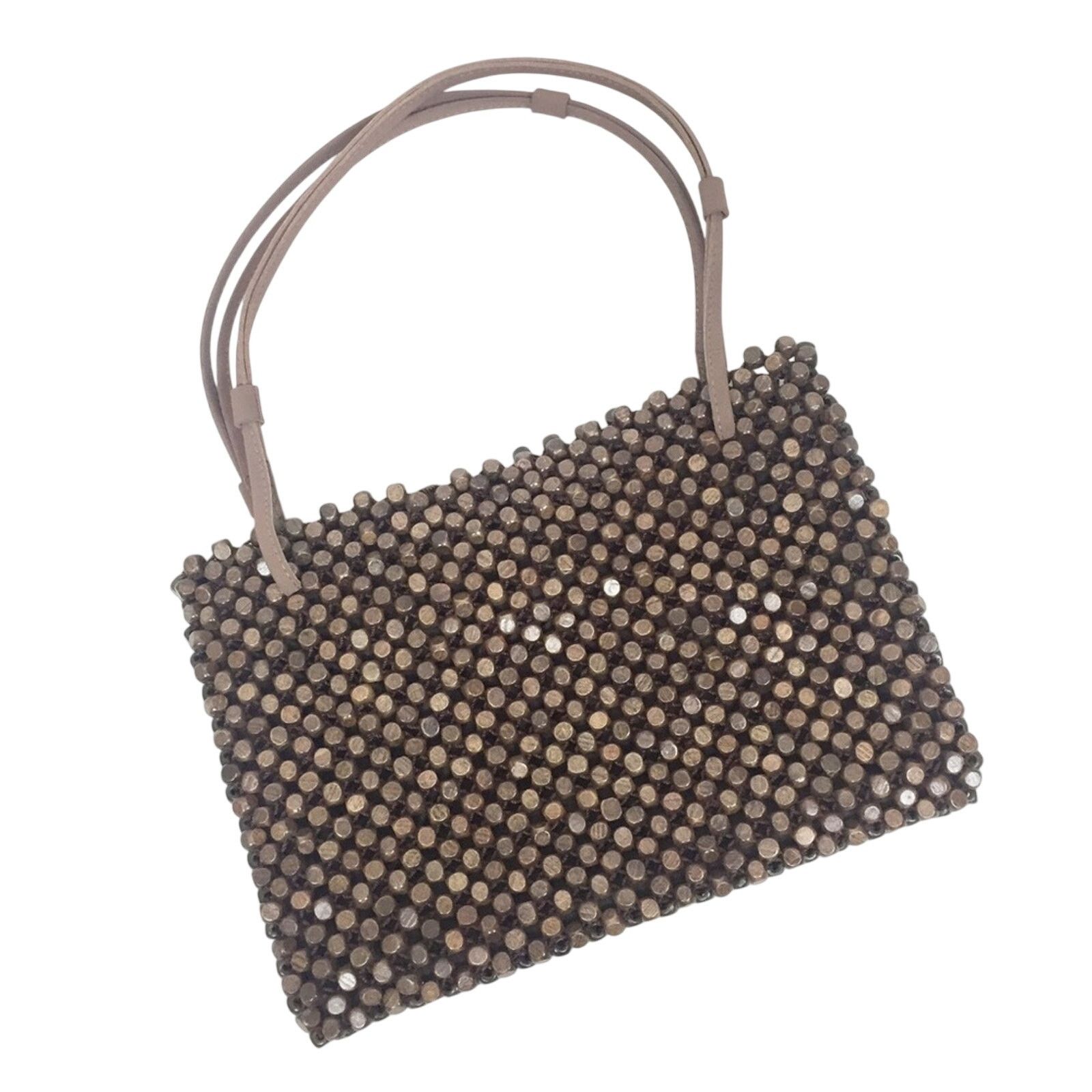 Other The Sak Brown Wooden Beaded Mini Handbag Size ONE SIZE - 7 Thumbnail