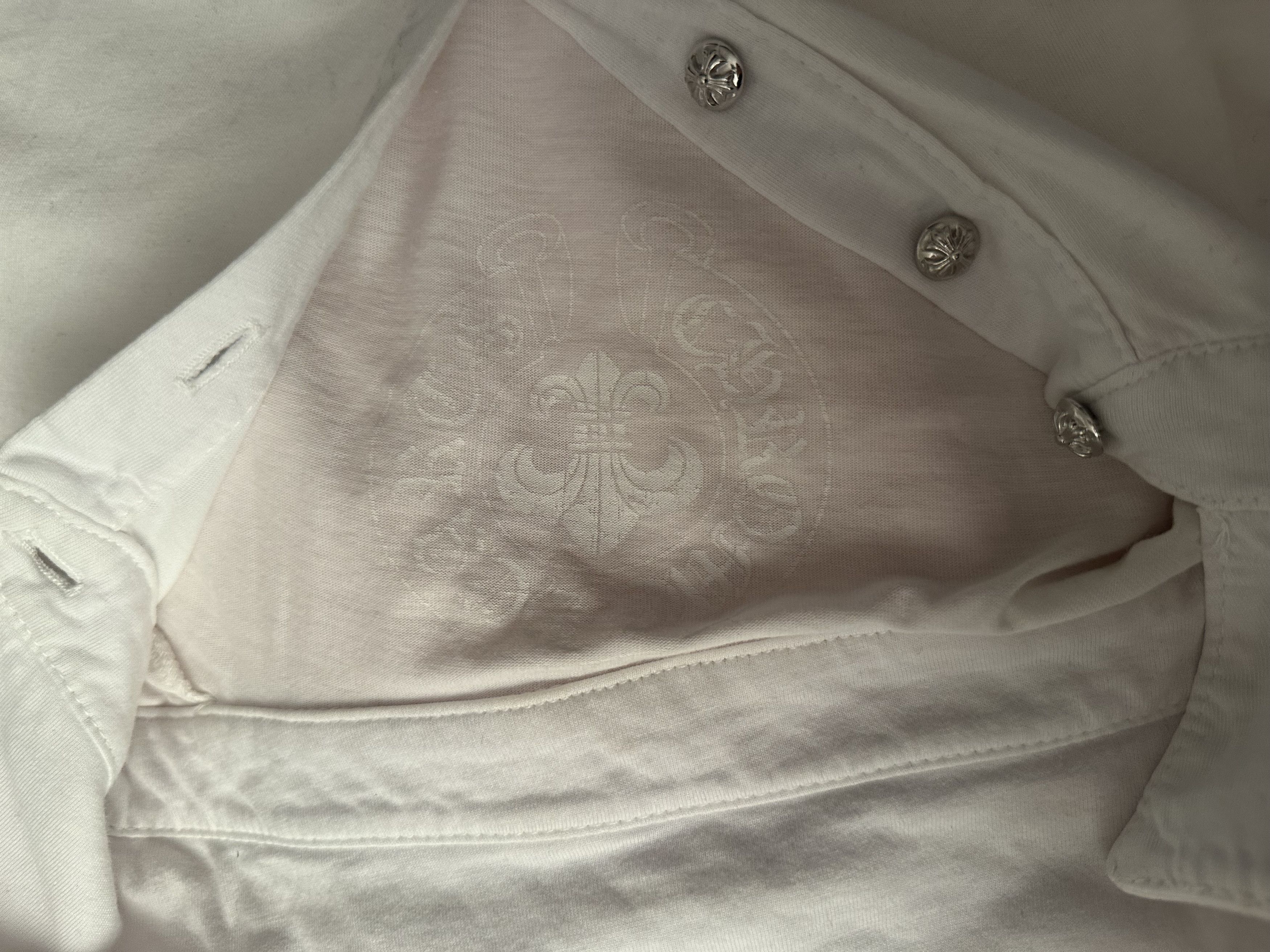 Chrome Hearts Chrome Hearts Long Sleeve buttoned tee Size US L / EU 52-54 / 3 - 13 Thumbnail