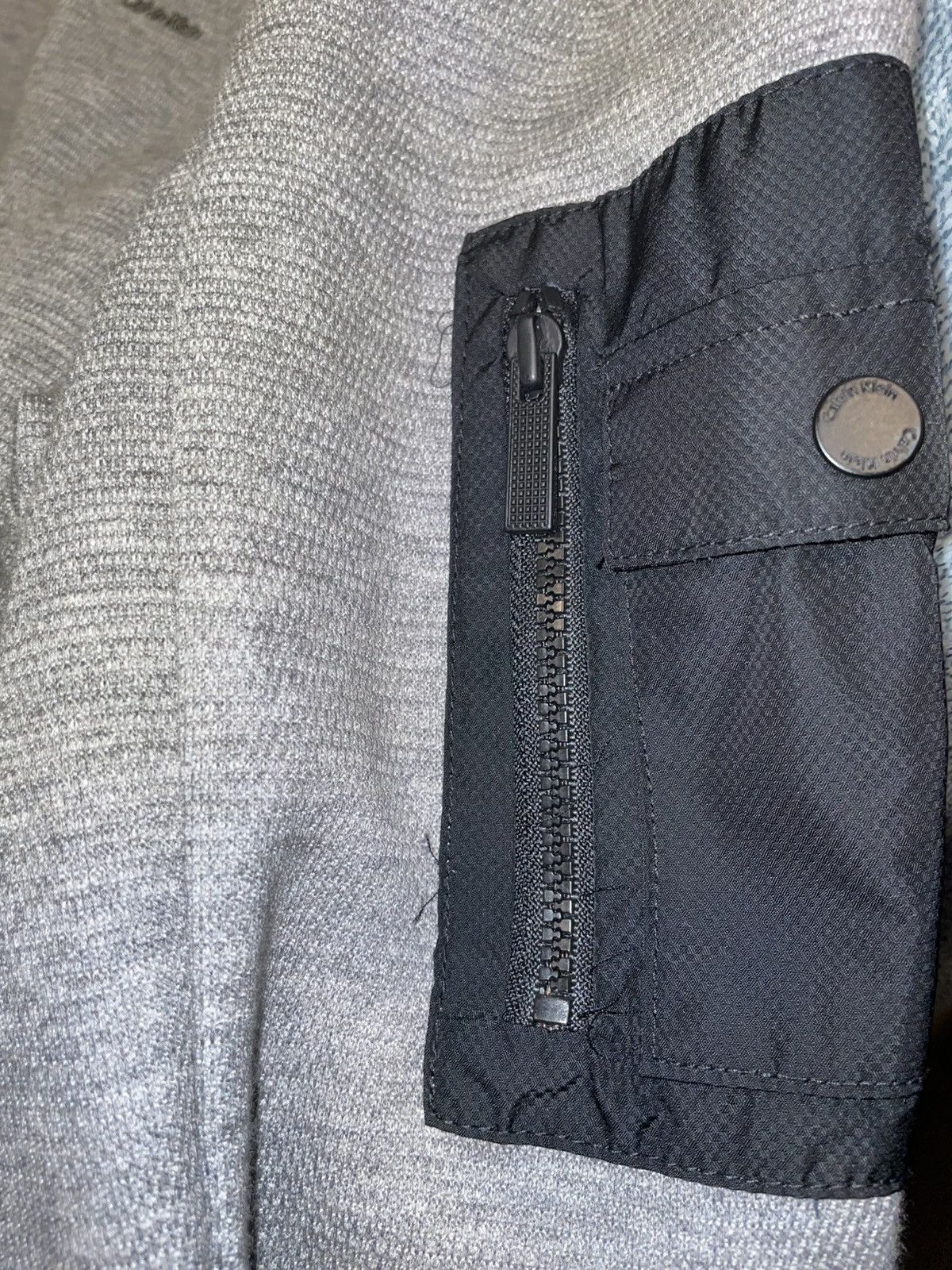 Calvin Klein Calvin Klein Grey Zip Up Sweater Size US M / EU 48-50 / 2 - 4 Thumbnail
