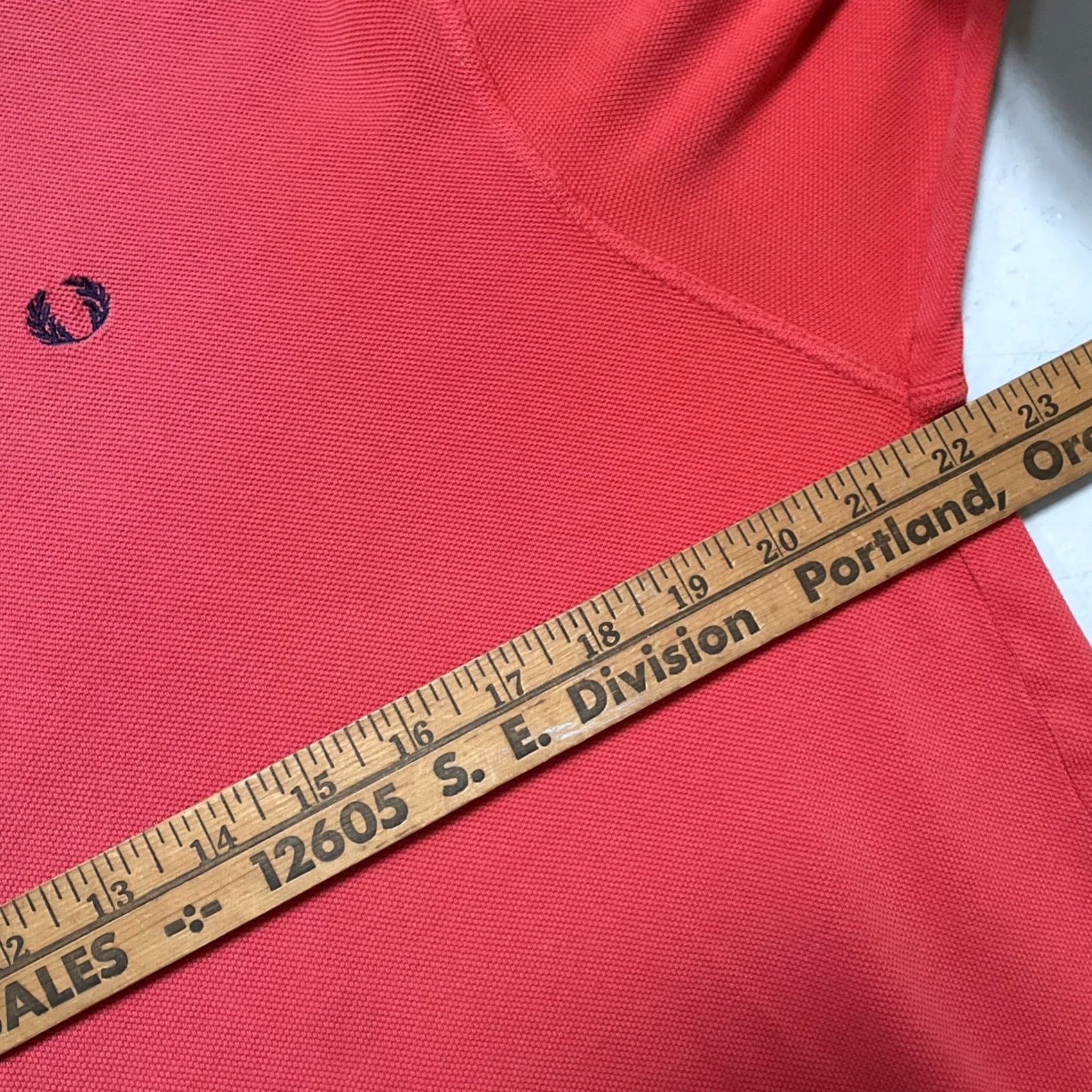 Fred Perry VINTAGE Fred Perry Shirt XL Red London Fire Brigade Officer Uniform Polo Made Size US XL / EU 56 / 4 - 7 Thumbnail