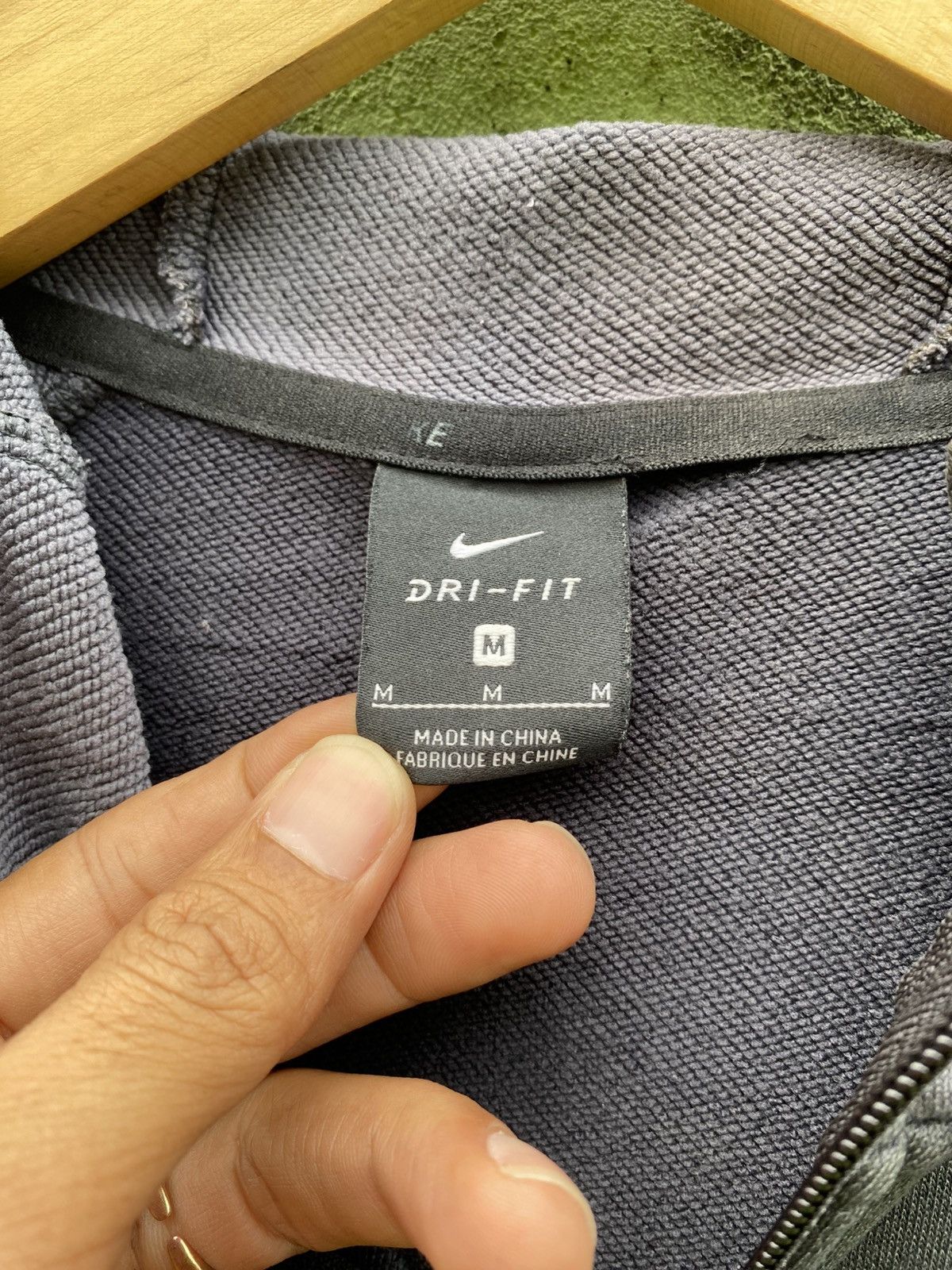 Nike Nike Dri-Fit Hoodie Zip Camo Sleeve Raglan Urban Style Size US M / EU 48-50 / 2 - 7 Thumbnail