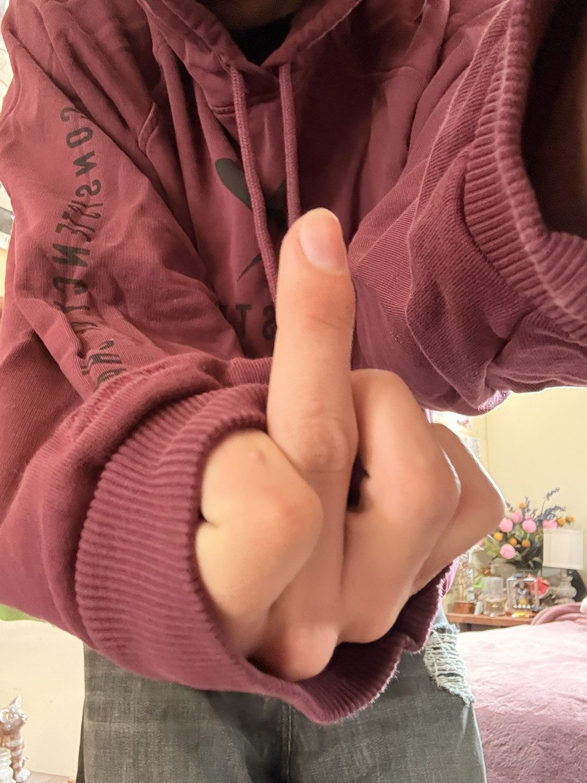 Raf Simons RAF SIMONS x Fred Perry hoodie in burgundy Size US L / EU 52-54 / 3 - 7 Thumbnail