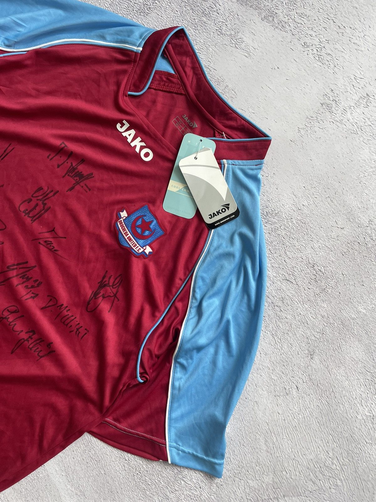 Vintage Vintage! Soccer Jersey Drogheda United 2008 RARE! Jako Kit Size US M / EU 48-50 / 2 - 4 Thumbnail