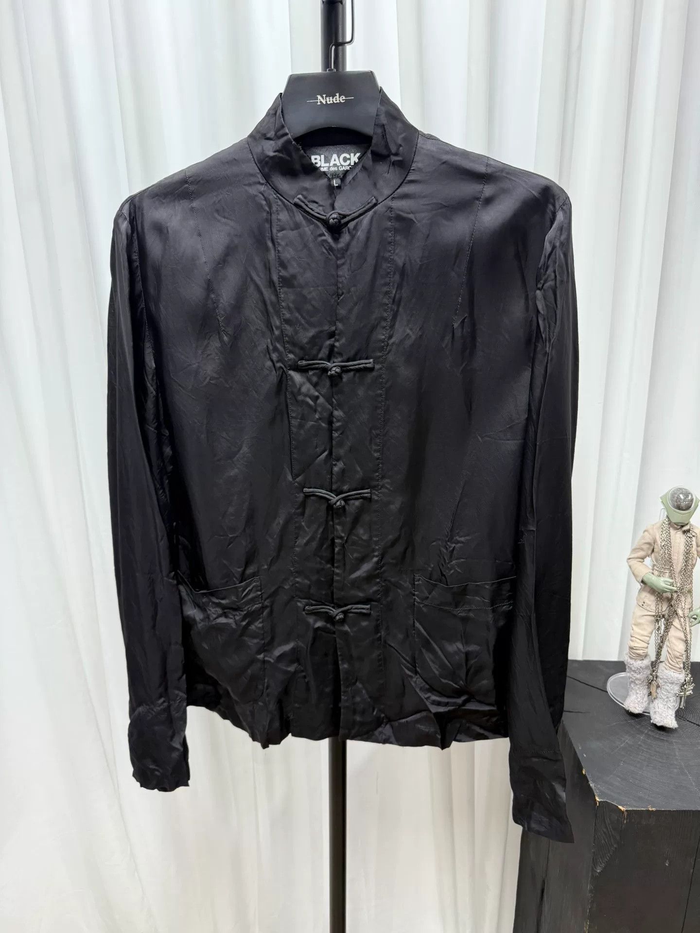 Comme des Garcons comme des garcons black silk embroidered jacket Size US L / EU 52-54 / 3 - 1 Thumbnail