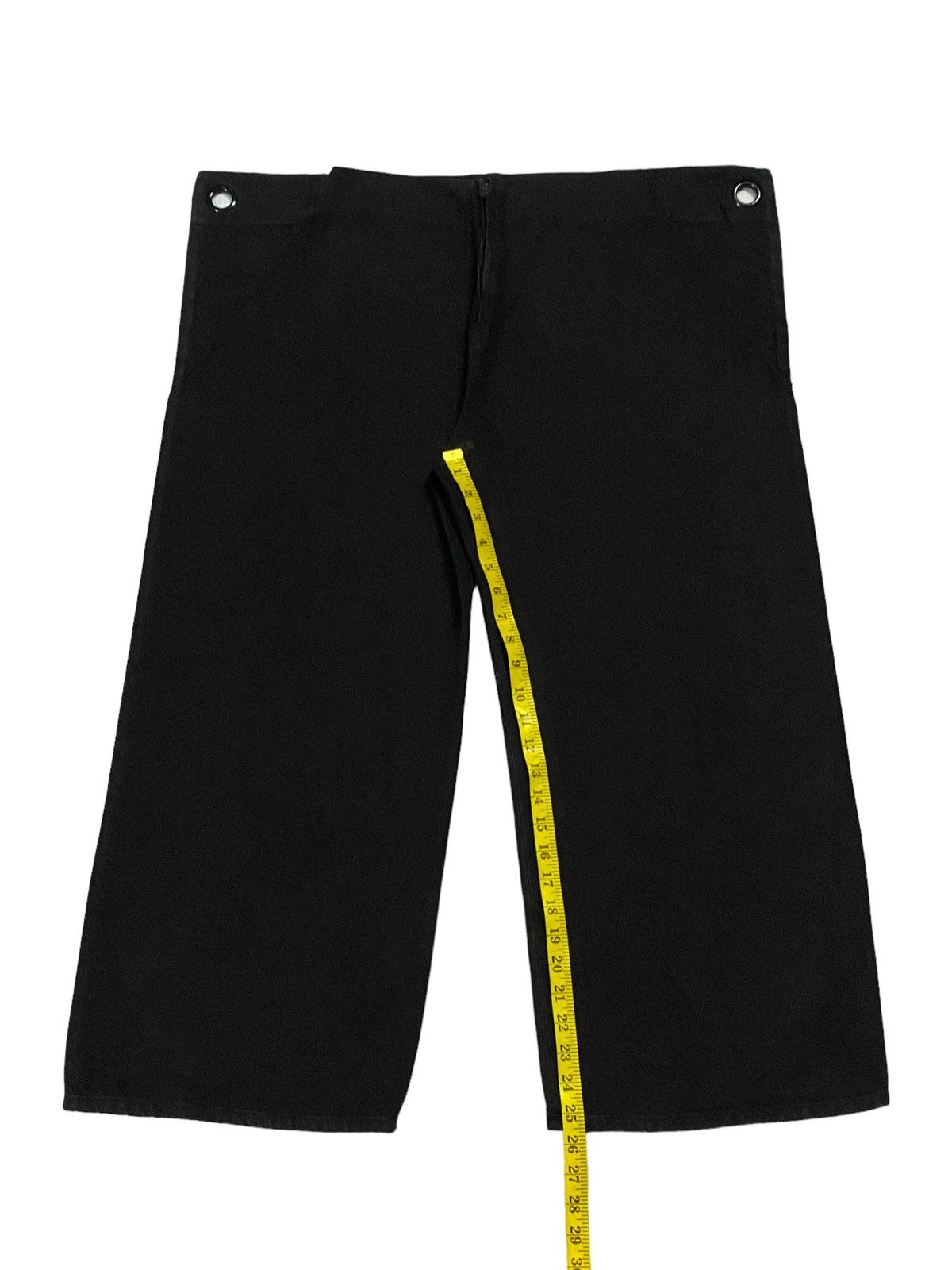Maison Margiela Maison Margiela Black Baggy Wide Leg Jeans Size 26" / US 2 / IT 38 - 7 Thumbnail