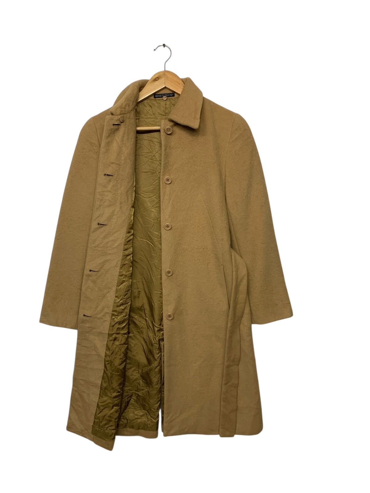 Designer × Japanese Brand × Yohji Yamamoto Ined X Angora Yohji Yamamoto Wool Long Jacket Button Down Size S / US 4 / IT 40 - 3 Thumbnail