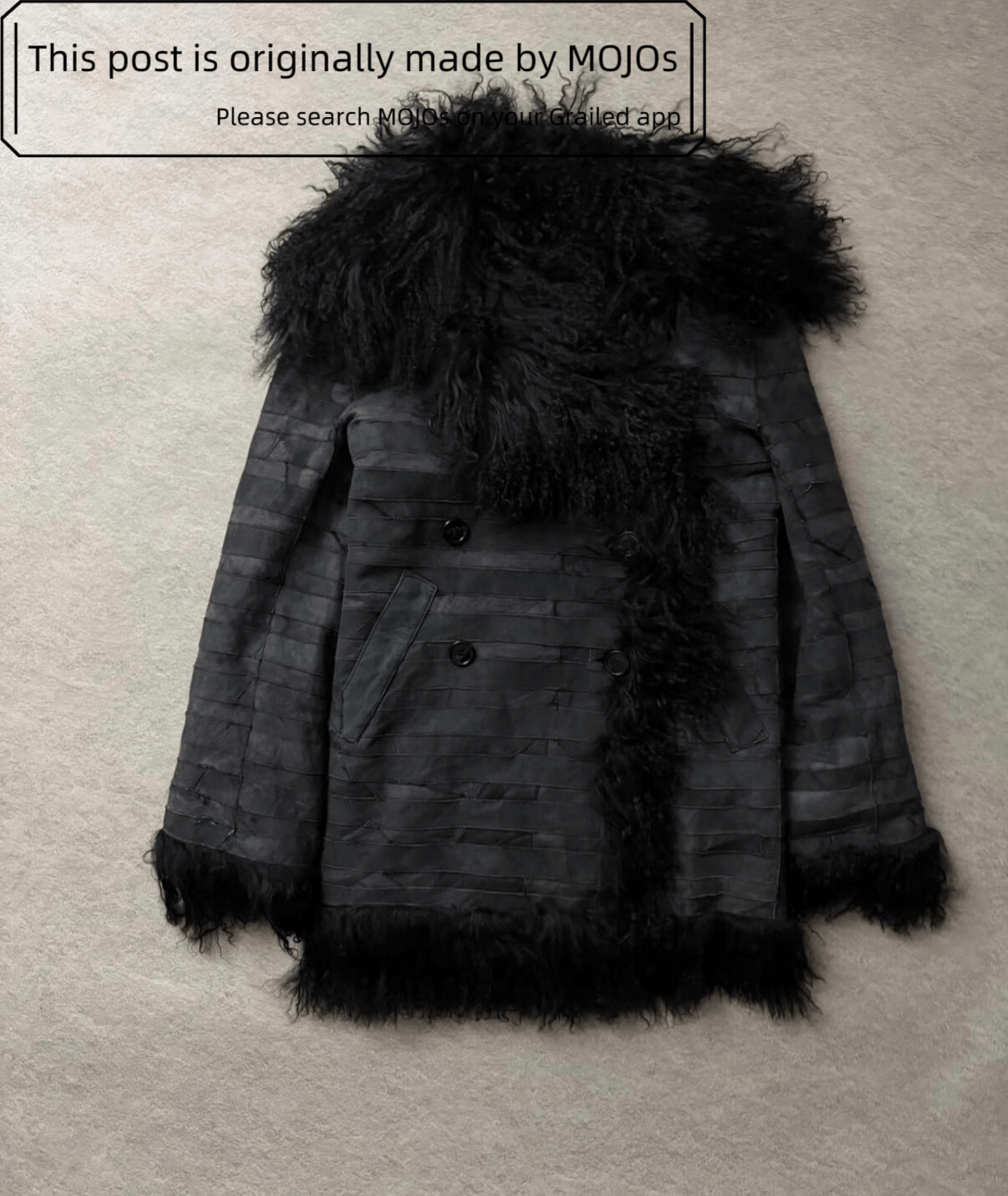 Ann Demeulemeester Sz XS Ann Demeulemeester 93AW Fur Revsible Coat mojos1234195 Size US XS / EU 42 / 0 - 1 Thumbnail