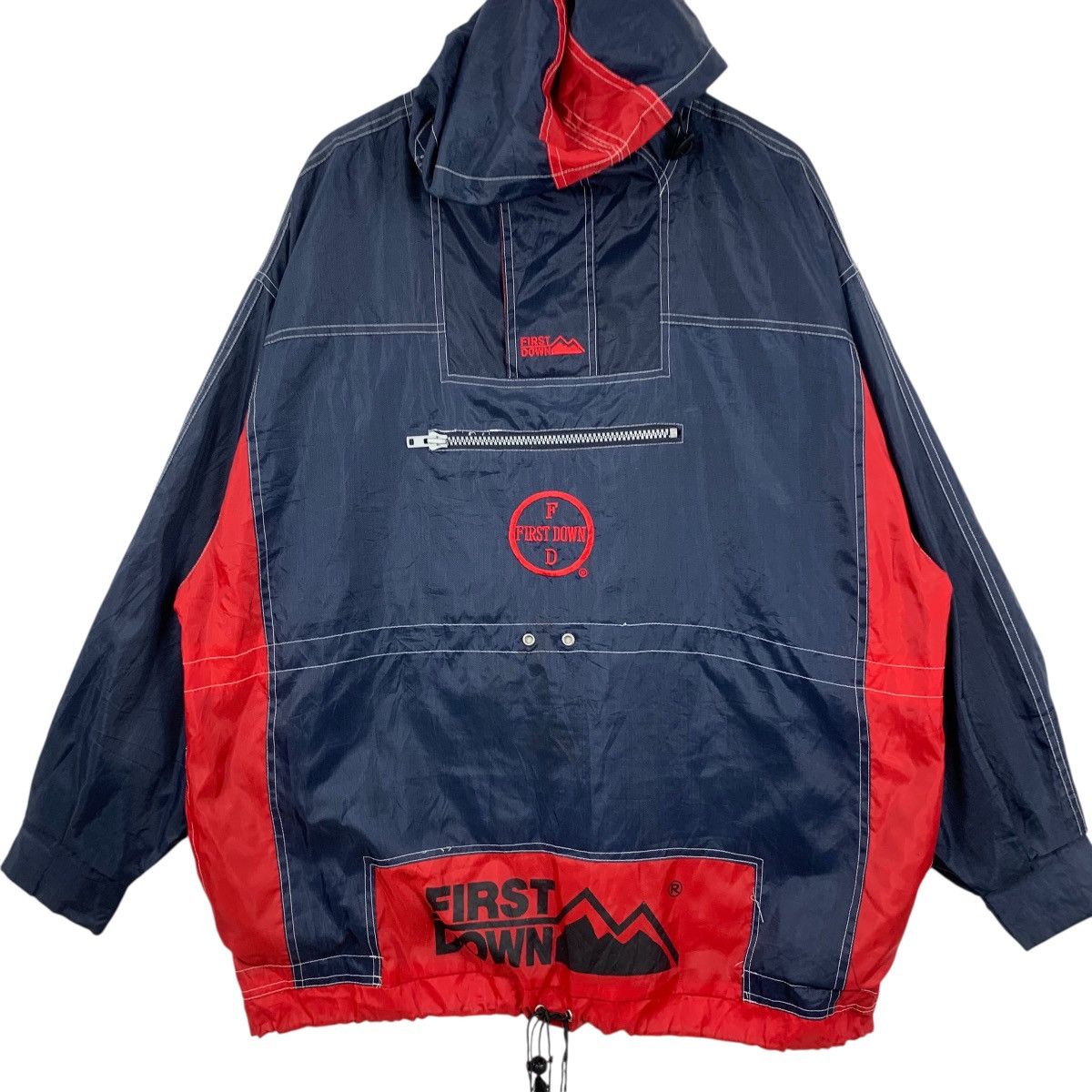 Vintage Vintage FIRST DOWN USA Anorak Outdoor Technical Jacket Size US L / EU 52-54 / 3 - 5 Thumbnail