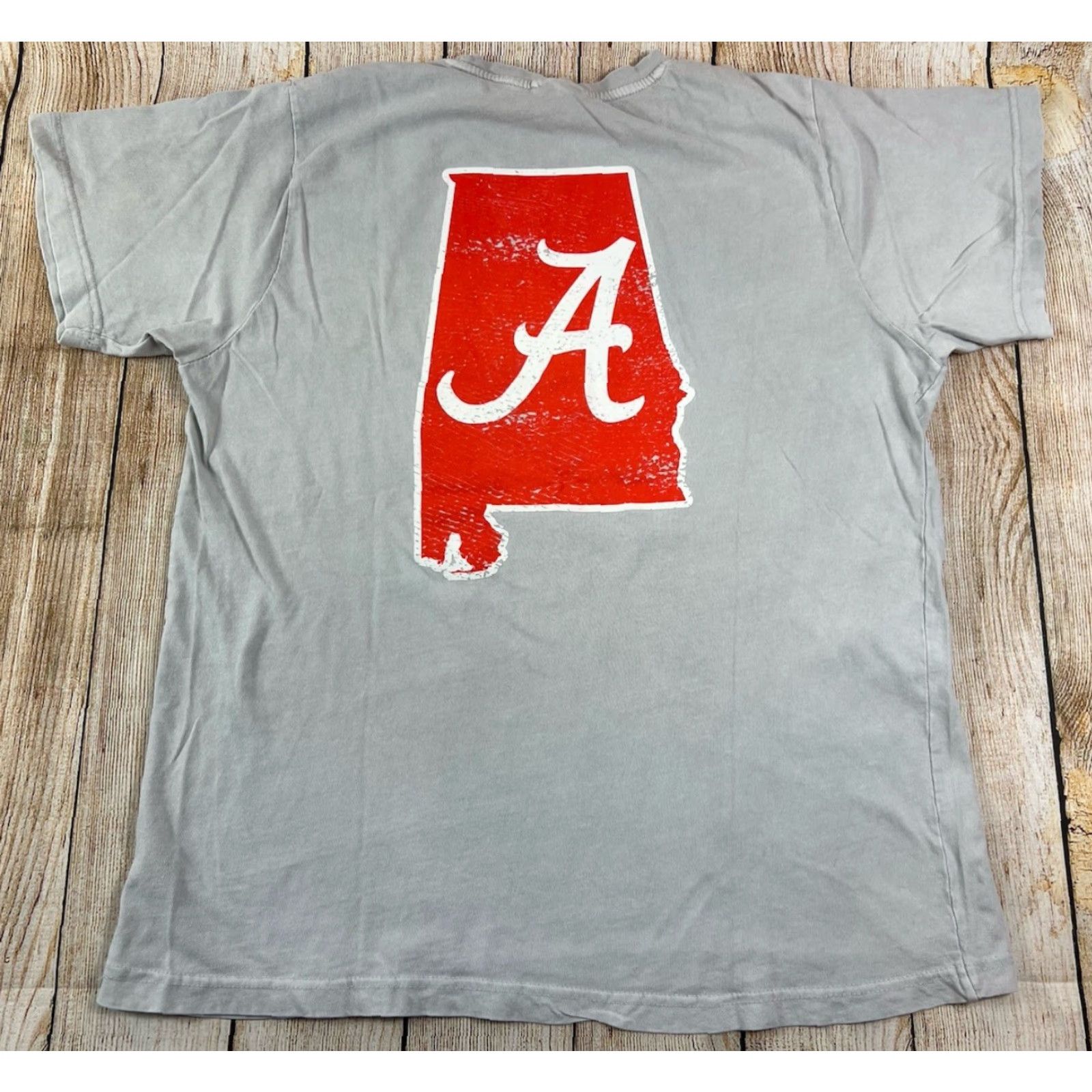 Vintage VINTAGE US Alabama State T Shirt XL Mens Short Sleeve Gray University Sports Shirt Size US XL / EU 56 / 4 - 2 Thumbnail