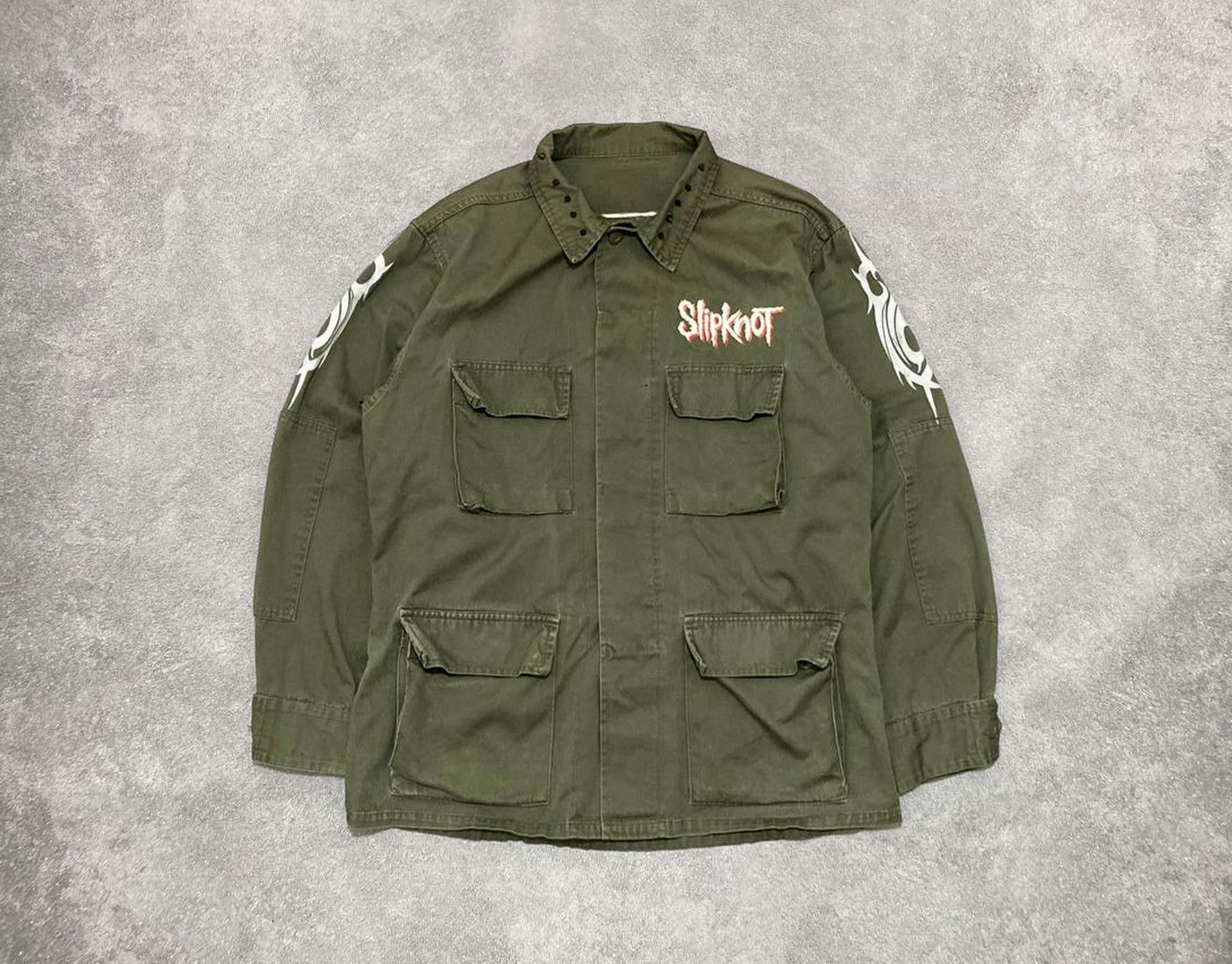 Slipknot Vintage Slipknot military jacket M65 khaki (2007) Size US L / EU 52-54 / 3 - 1 Thumbnail